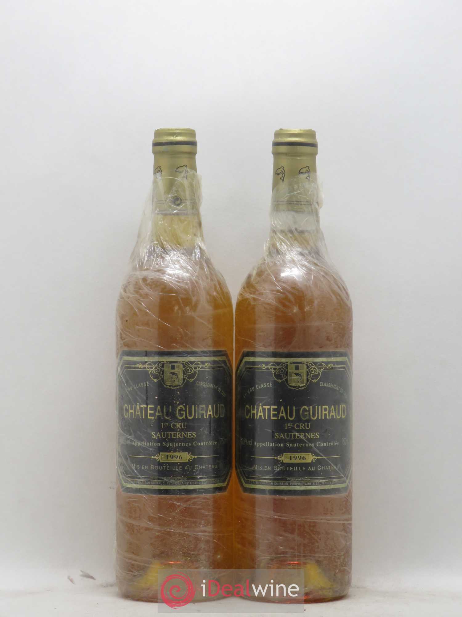 Château Guiraud 1er Grand Cru Classé 1996 - Lotto di 2 bottiglie - 0