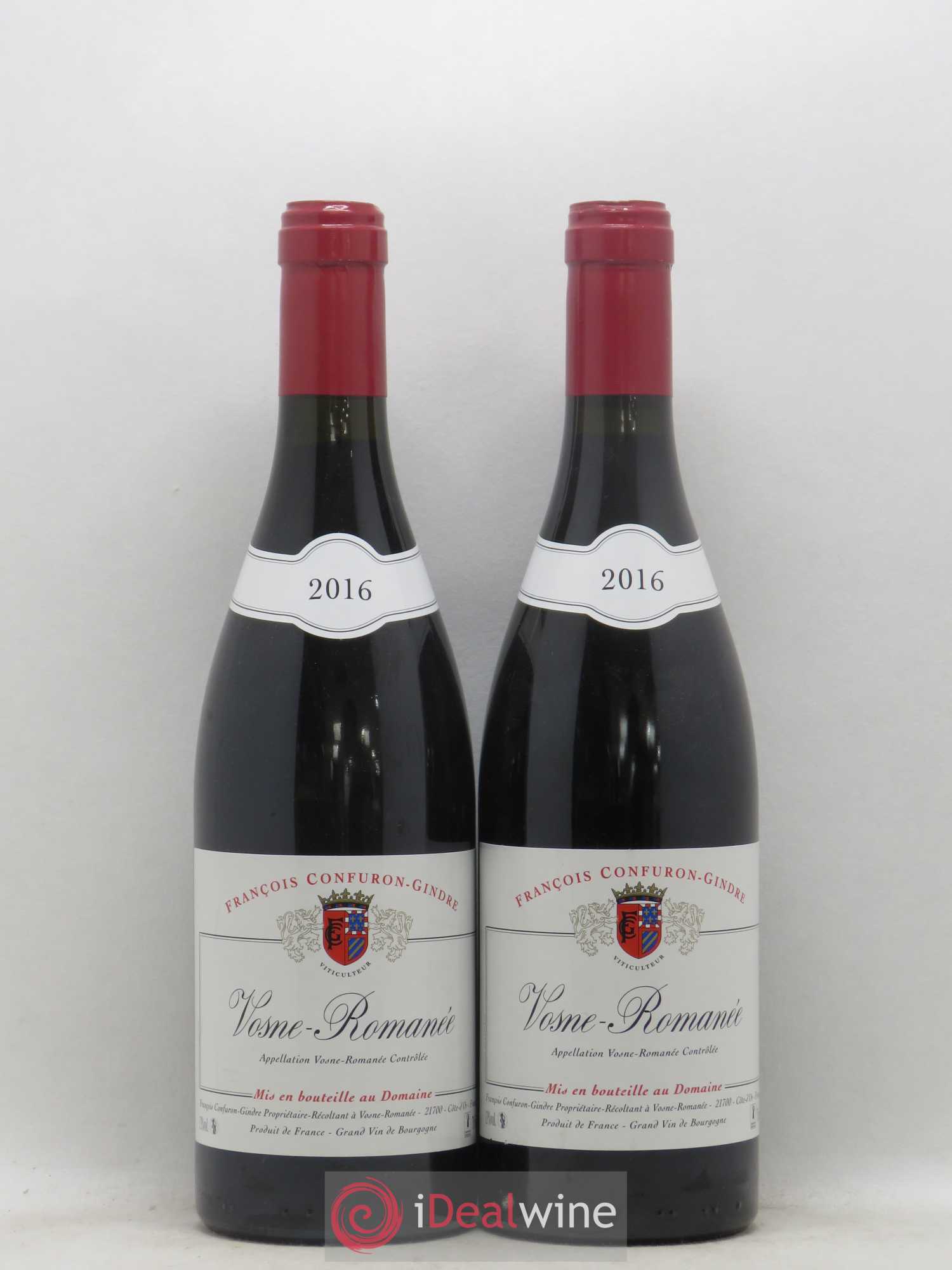 Vosne-Romanée Francois Confuron Gindre 2016 - Posten von 2 Flaschen - 0