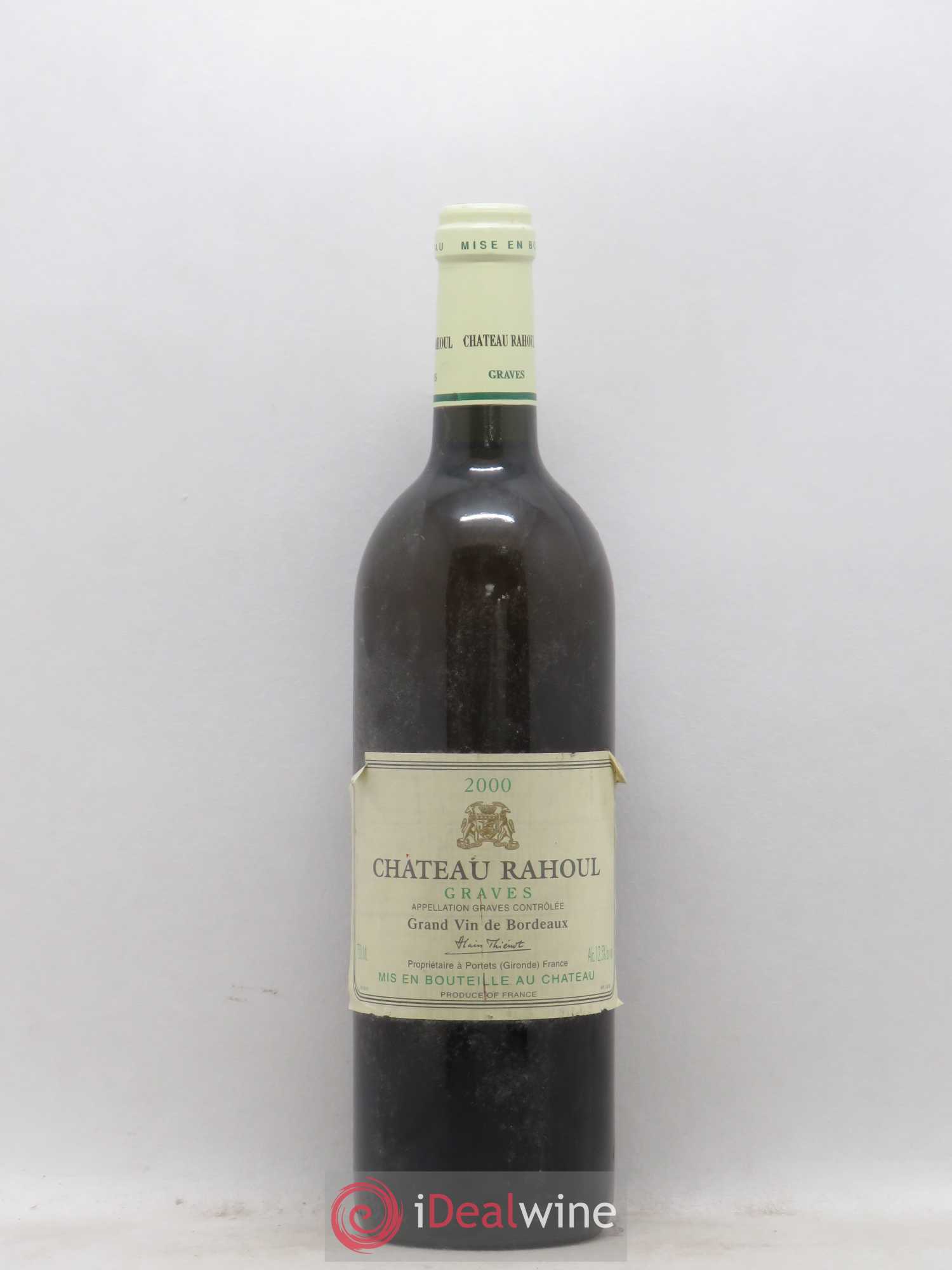 Château Rahoul 2000 - Lot de 1 bouteille - 0