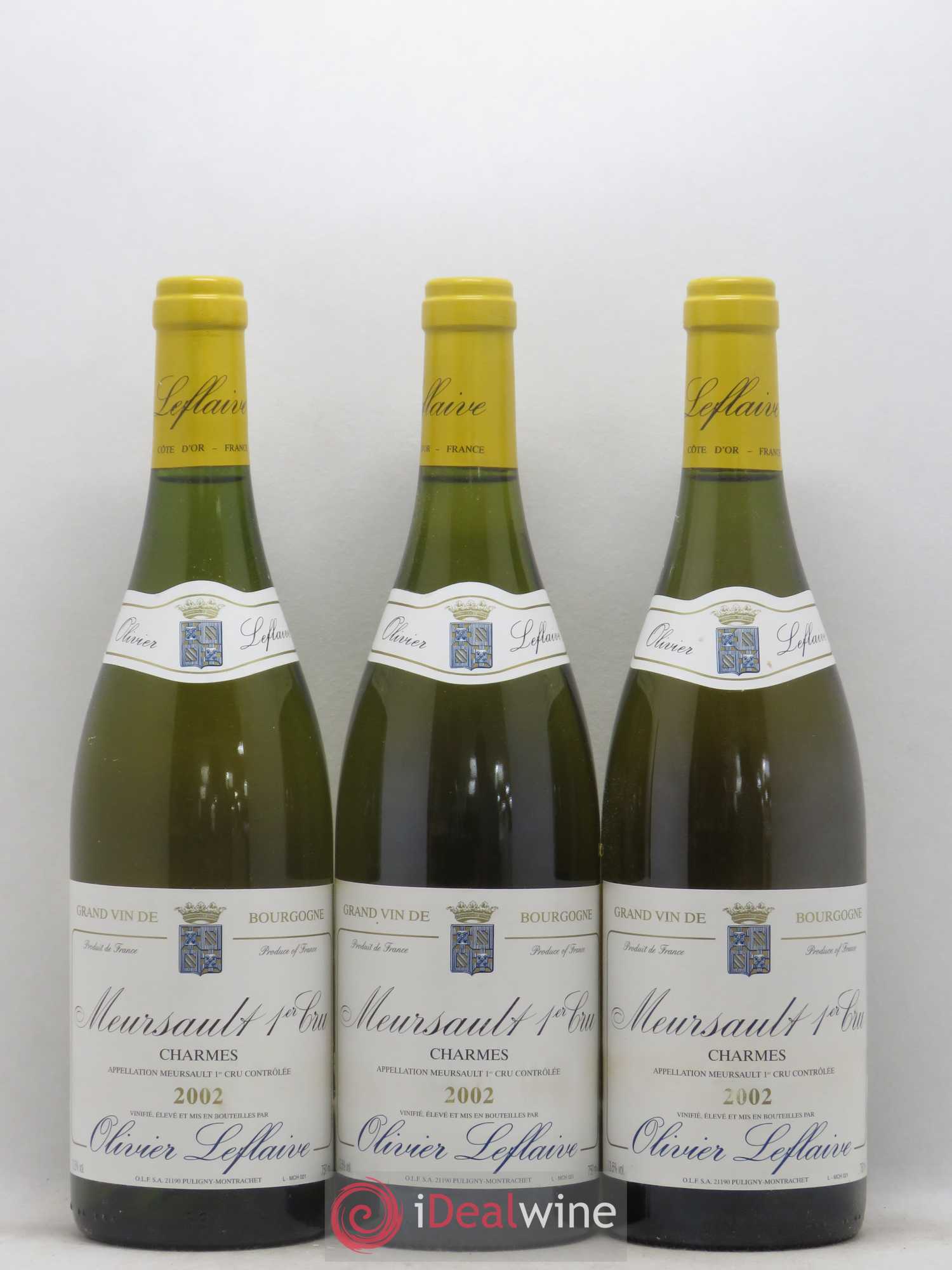 Meursault 1er Cru Charmes Olivier Leflaive 2002 - Lot de 12 bouteilles - 3