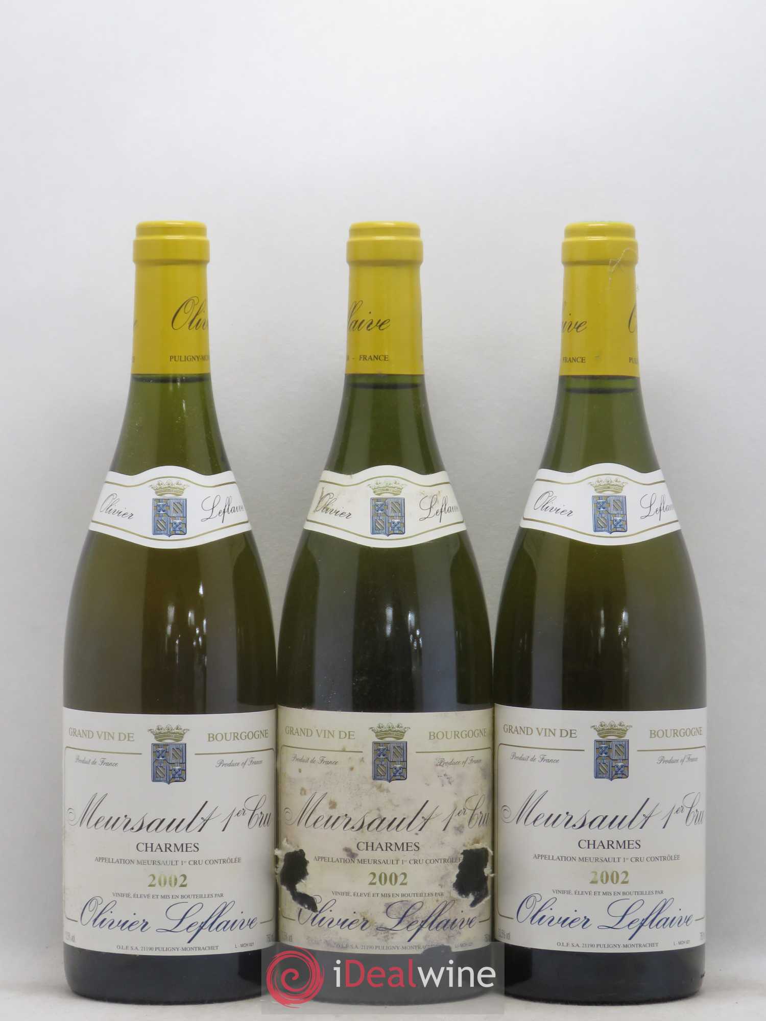 Meursault 1er Cru Charmes Olivier Leflaive 2002 - Lot de 12 bouteilles - 4