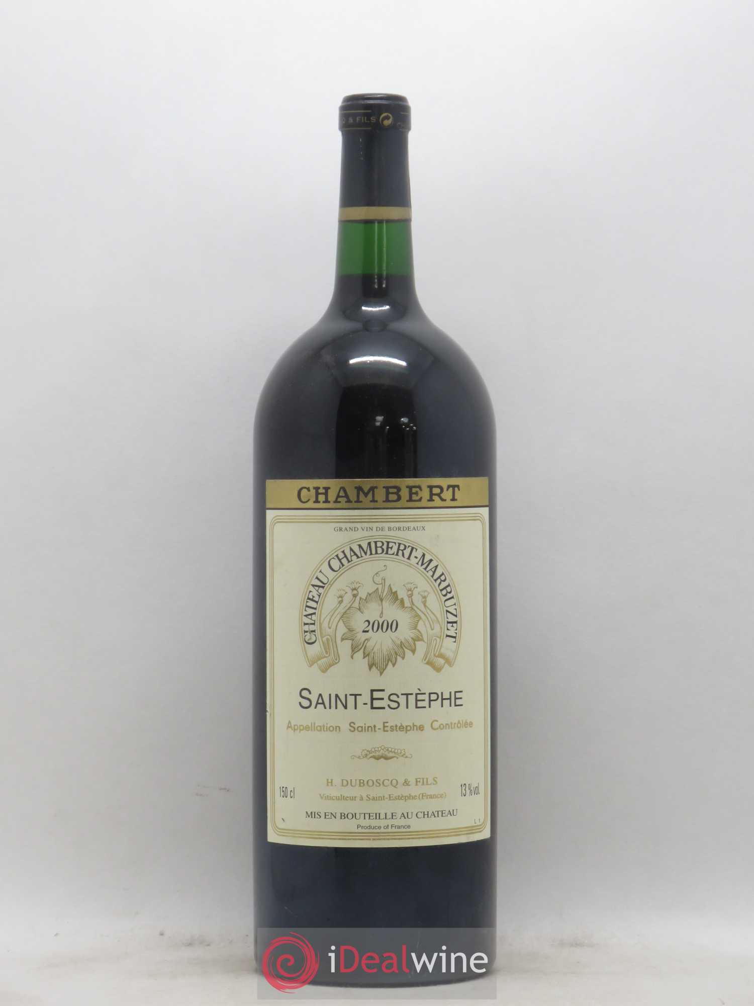 Château Chambert-Marbuzet Cru Bourgeois 2000 - Lot de 1 magnum - 0