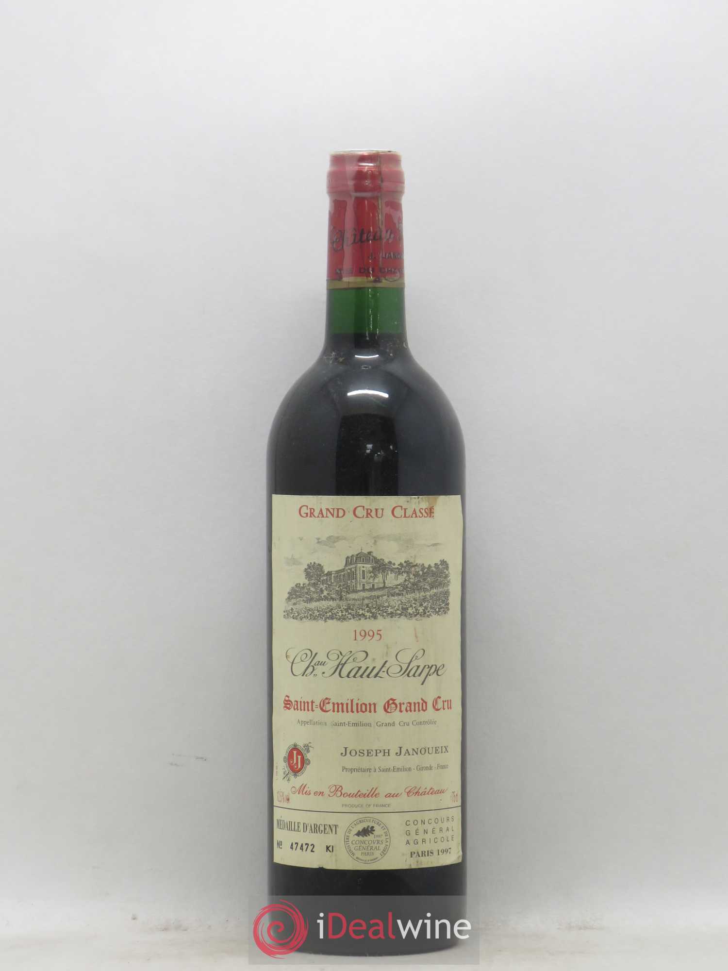 Château Haut Sarpe Grand Cru Classé 1995 - Lot de 1 bouteille - 0