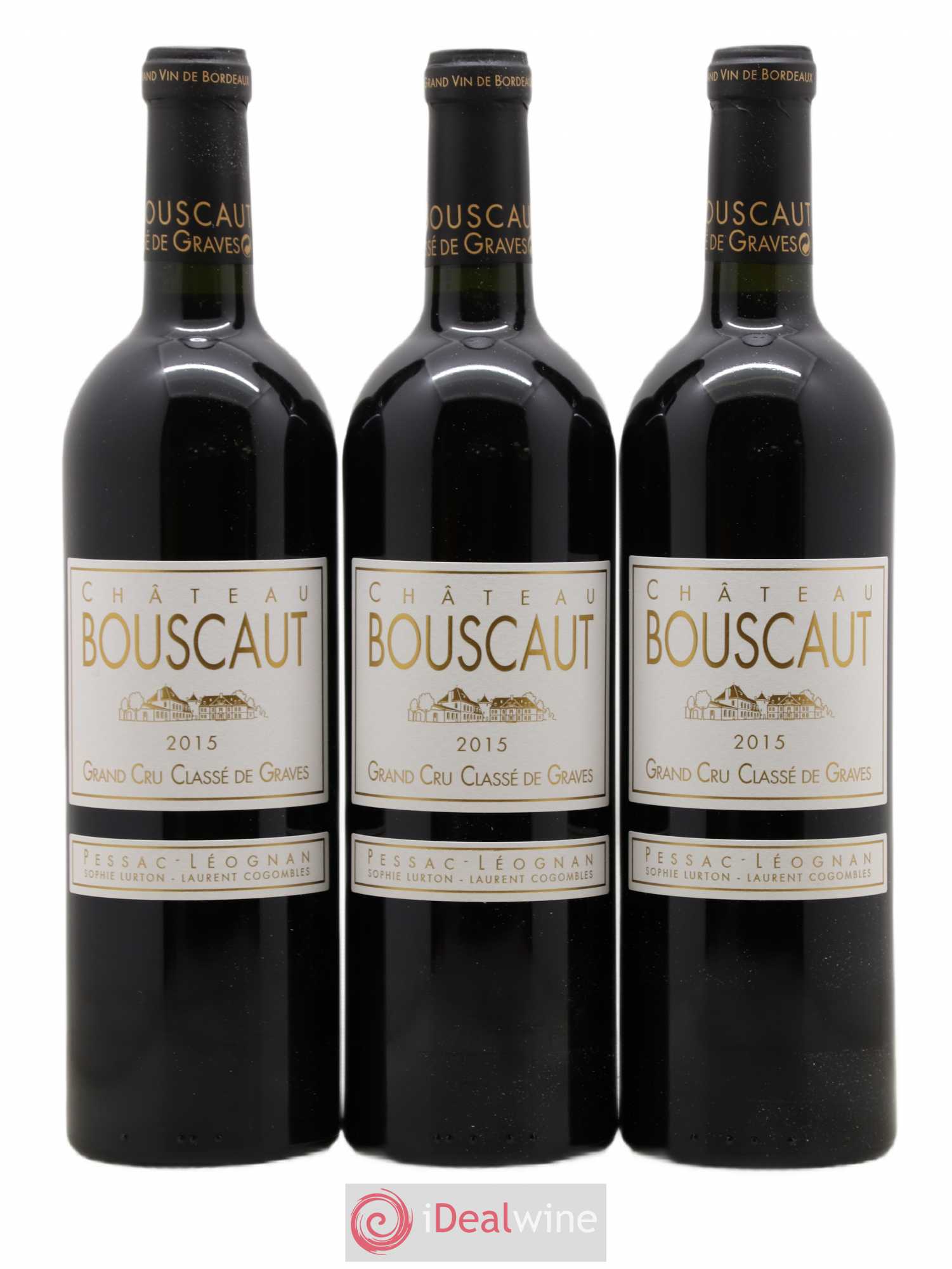 Château Bouscaut Cru Classé de Graves 2015 - Lot de 6 bouteilles - 1