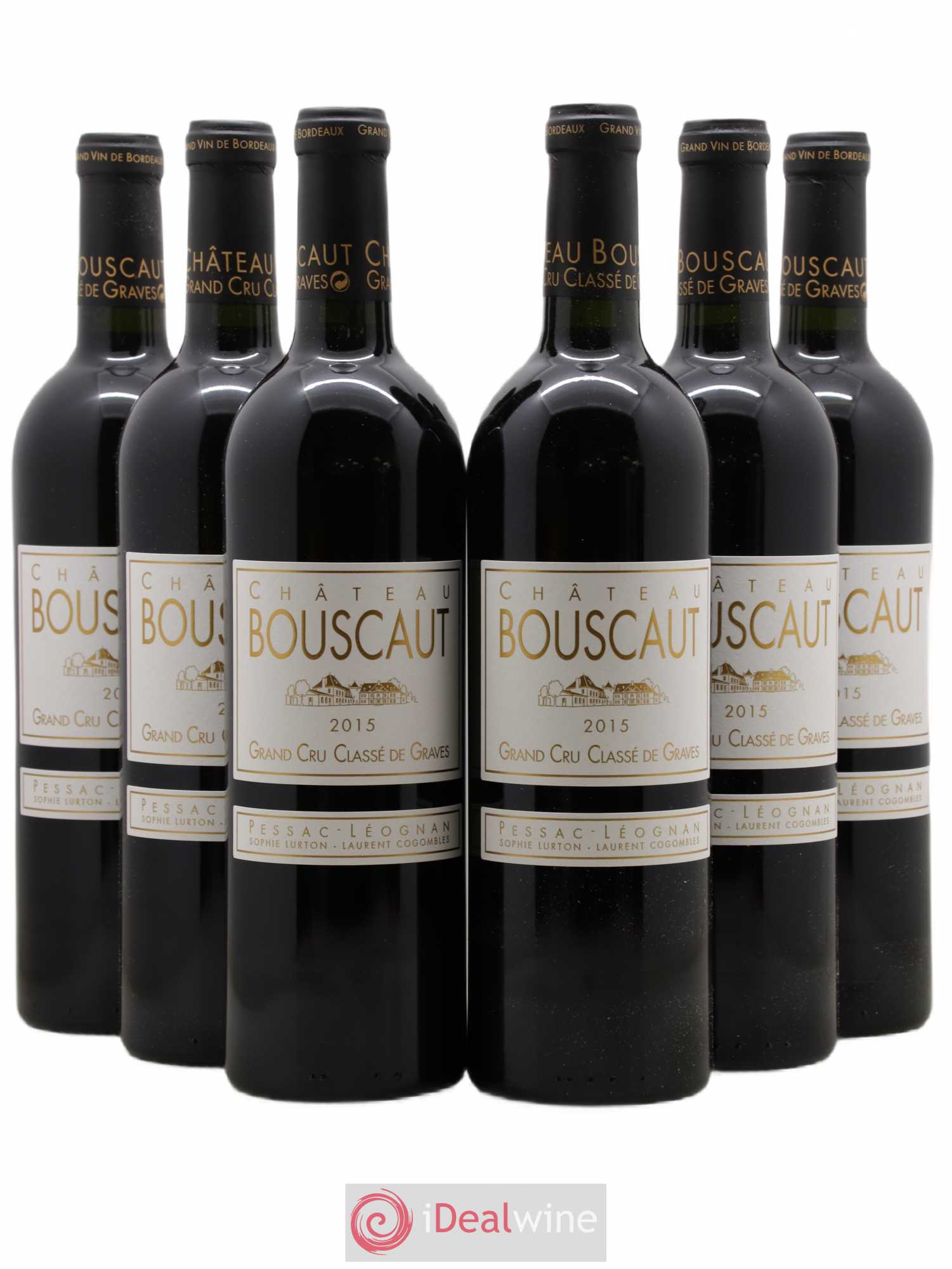 Château Bouscaut Cru Classé de Graves 2015 - Lot de 6 bouteilles - 0