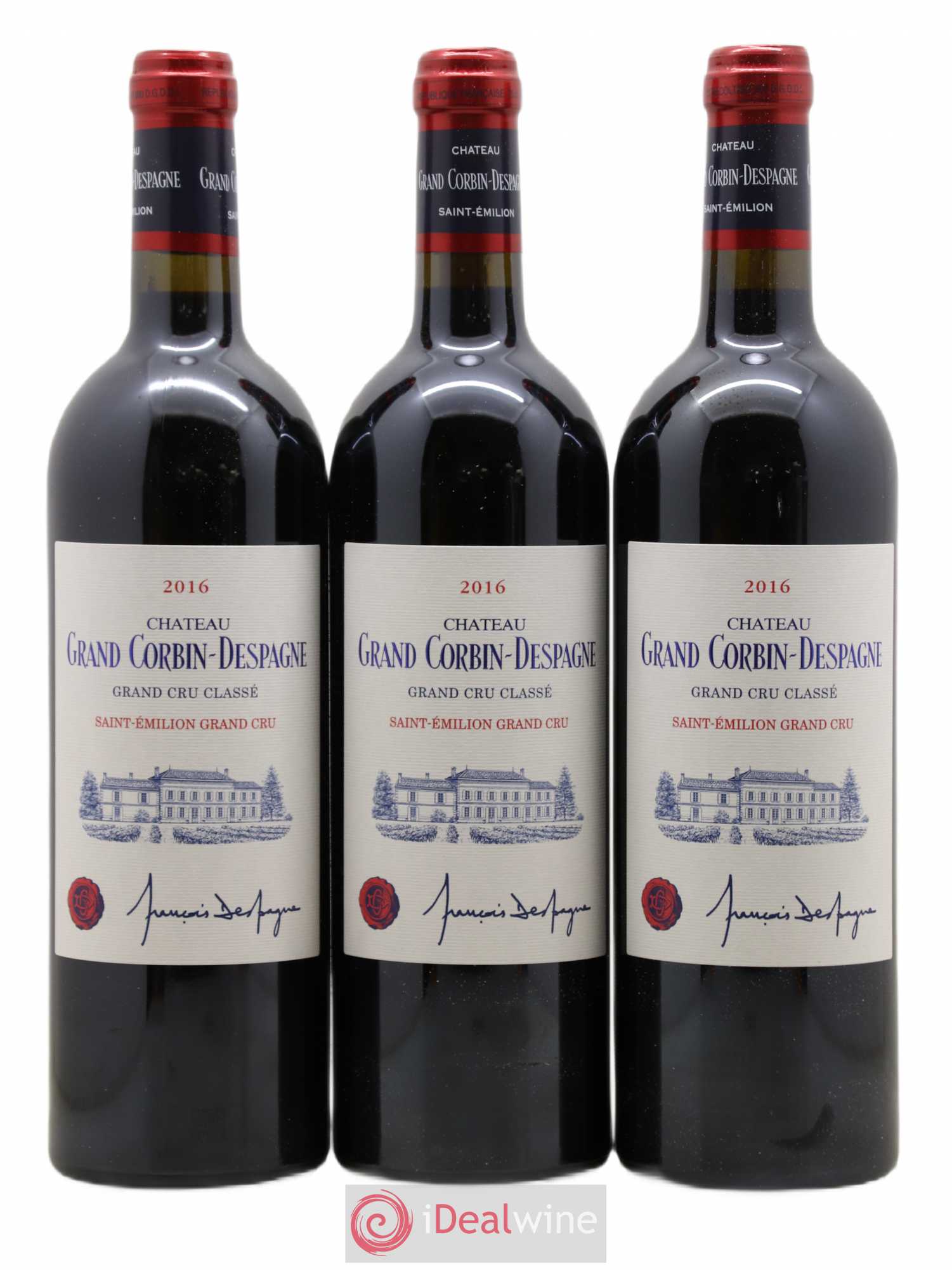 Château Grand Corbin Despagne Grand Cru Classé 2016 - Lot de 6 bouteilles - 2