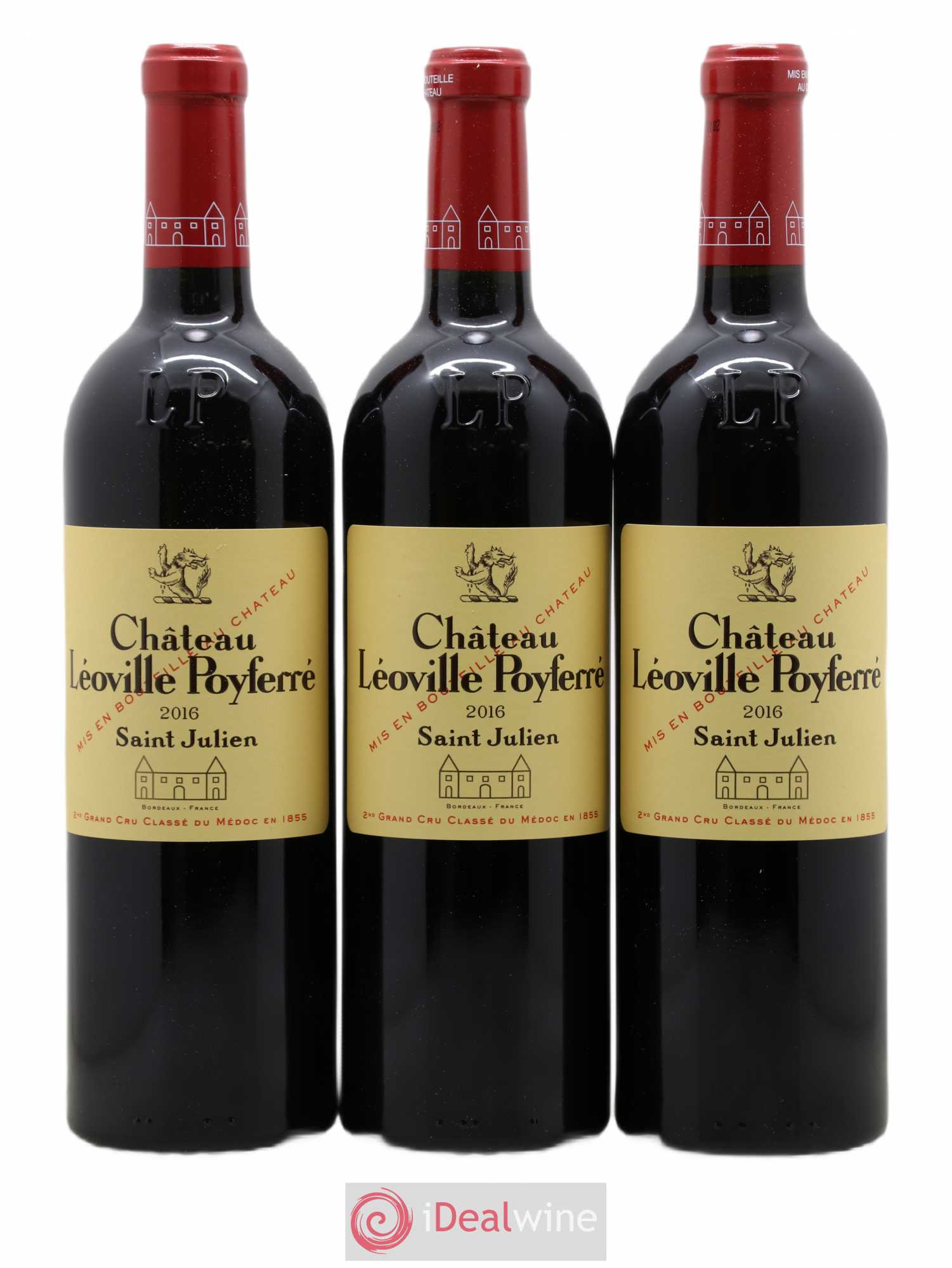Château Léoville Poyferré 2ème Grand Cru Classé 2016 - Lot de 6 bouteilles - 1