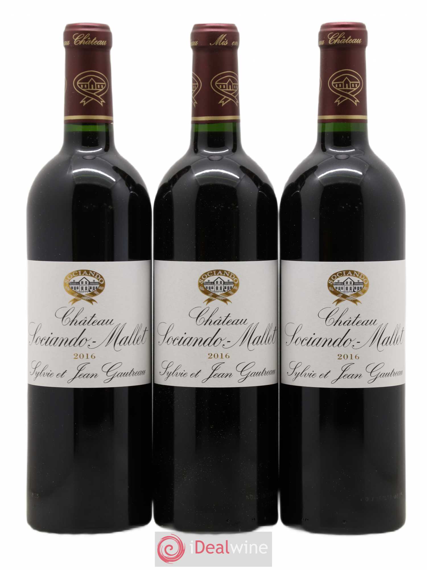 Château Sociando Mallet 2016 - Lot de 6 bouteilles - 1