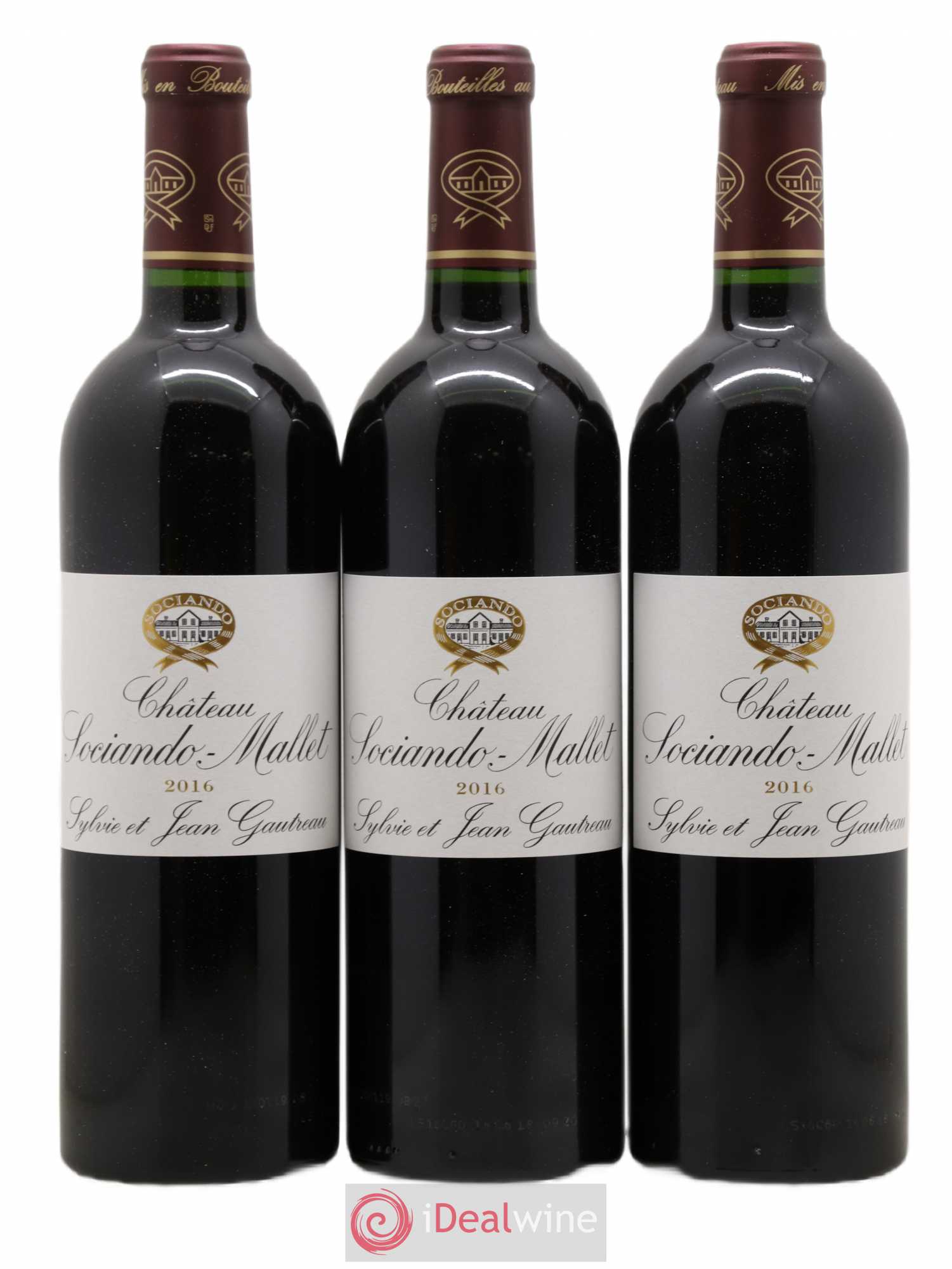 Château Sociando Mallet 2016 - Lot de 6 bouteilles - 2