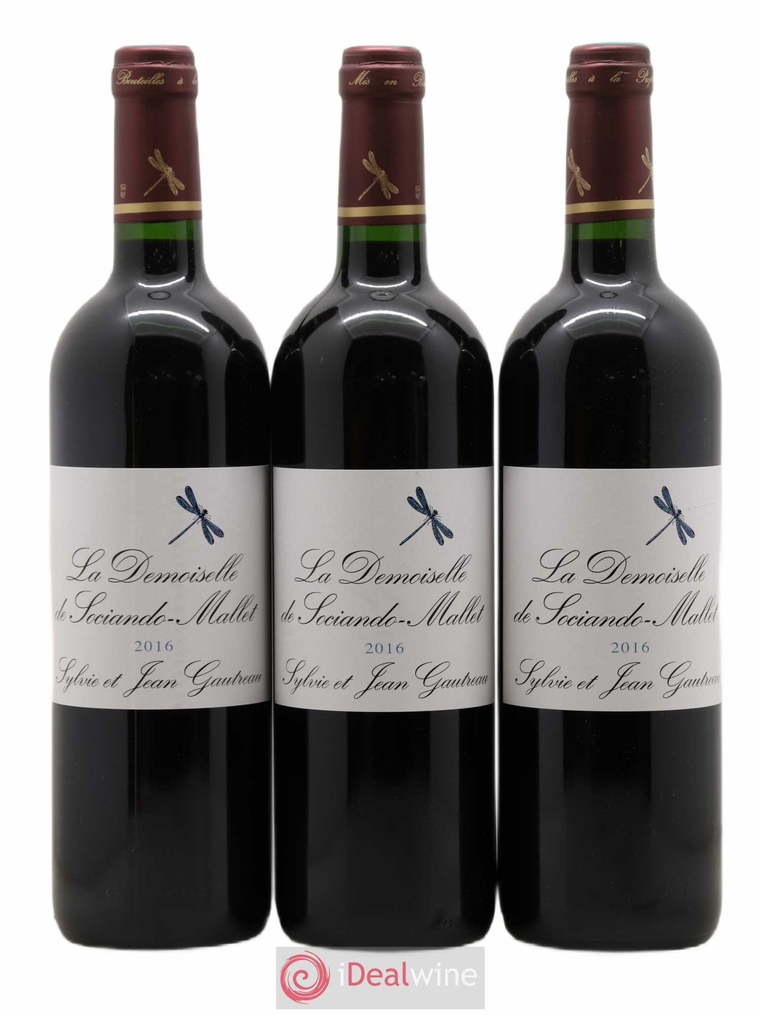 Demoiselle de Sociando Mallet Second Vin 2016 - Lot de 6 bouteilles - 1