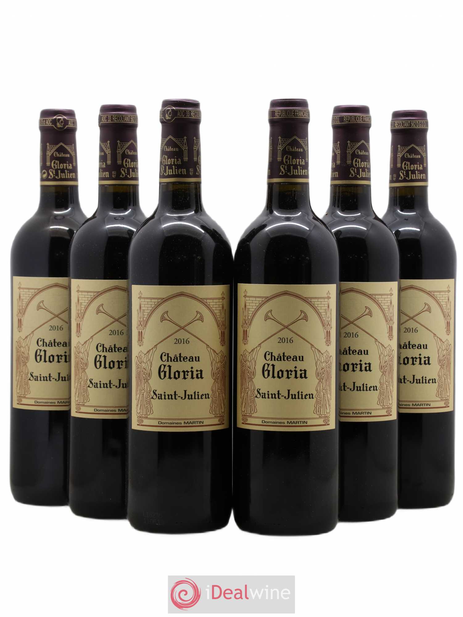 Château Gloria 2016 - Lot de 6 bouteilles - 0