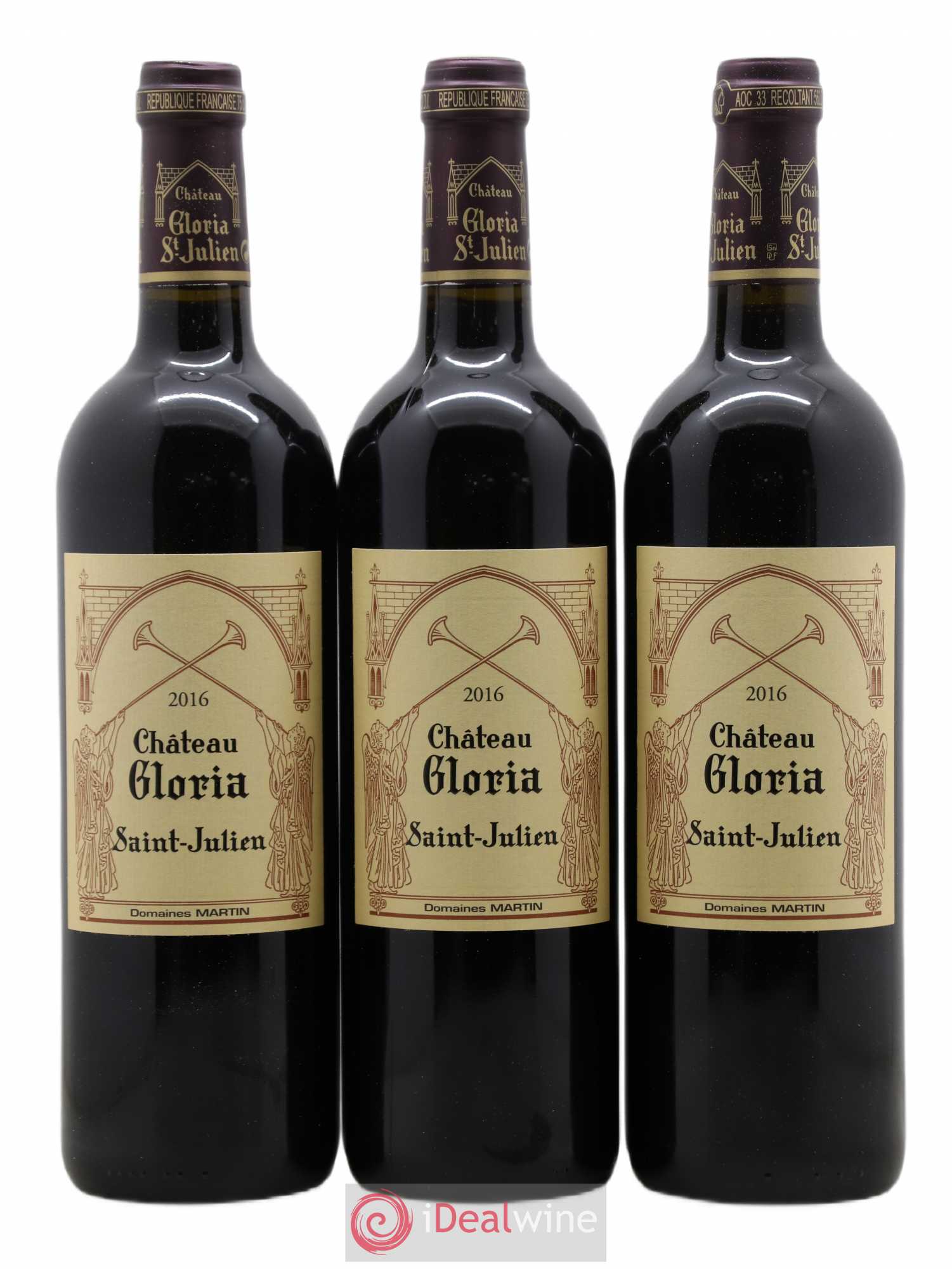 Château Gloria 2016 - Lot of 6 bottles - 1