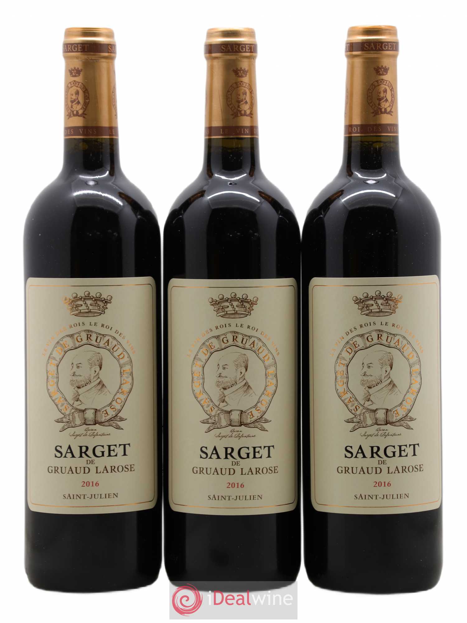 Sarget de Gruaud Larose Second Vin 2016 - Lot de 3 bouteilles - 0