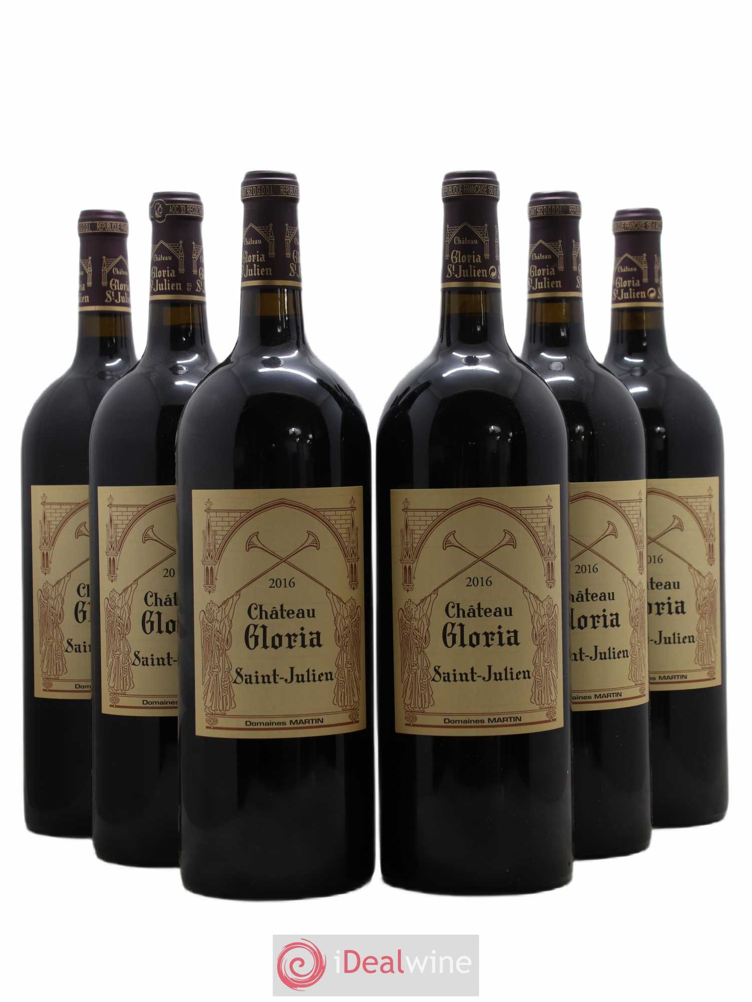 Château Gloria 2016 - Lot de 6 magnums - 0