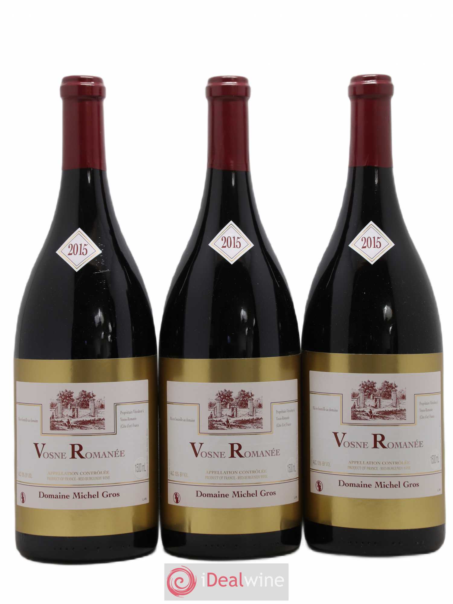 Vosne-Romanée Domaine Michel Gros 2015 - Lot de 3 magnums - 0