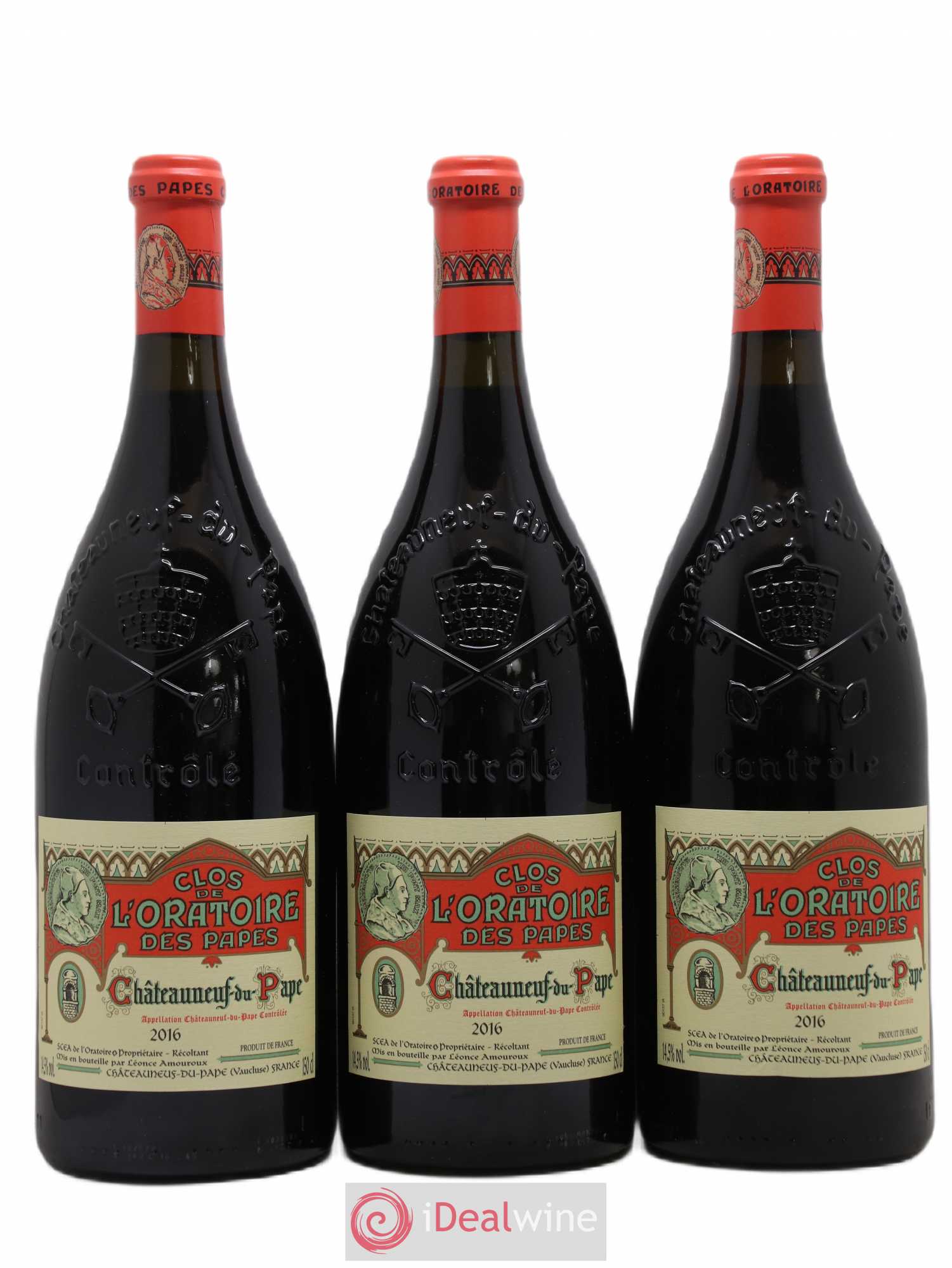 Châteauneuf-du-Pape Clos de l'Oratoire des Papes 2016 - Lot de 3 magnums - 0