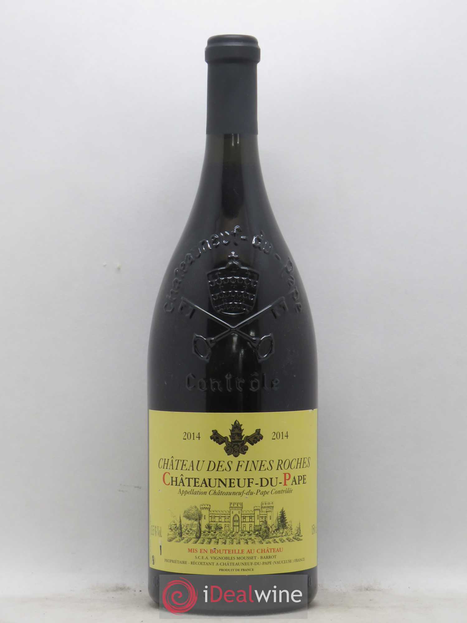 Châteauneuf-du-Pape Chateau des Fines Roches 2014 - Lot de 1 magnum - 0