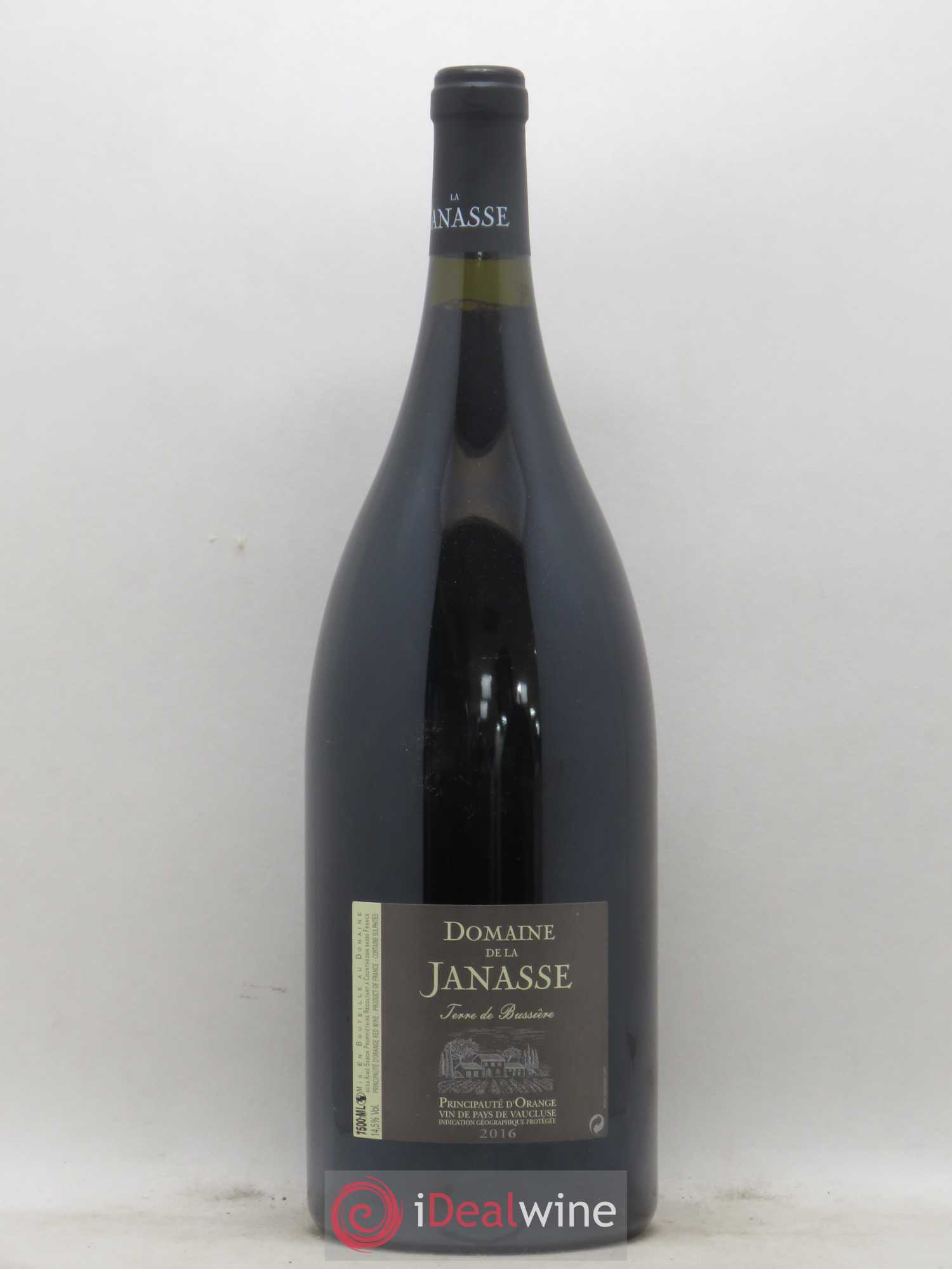 Principauté d'Orange Terre de Bussière La Janasse (Domaine de) 2016 - Lot de 1 magnum - 0