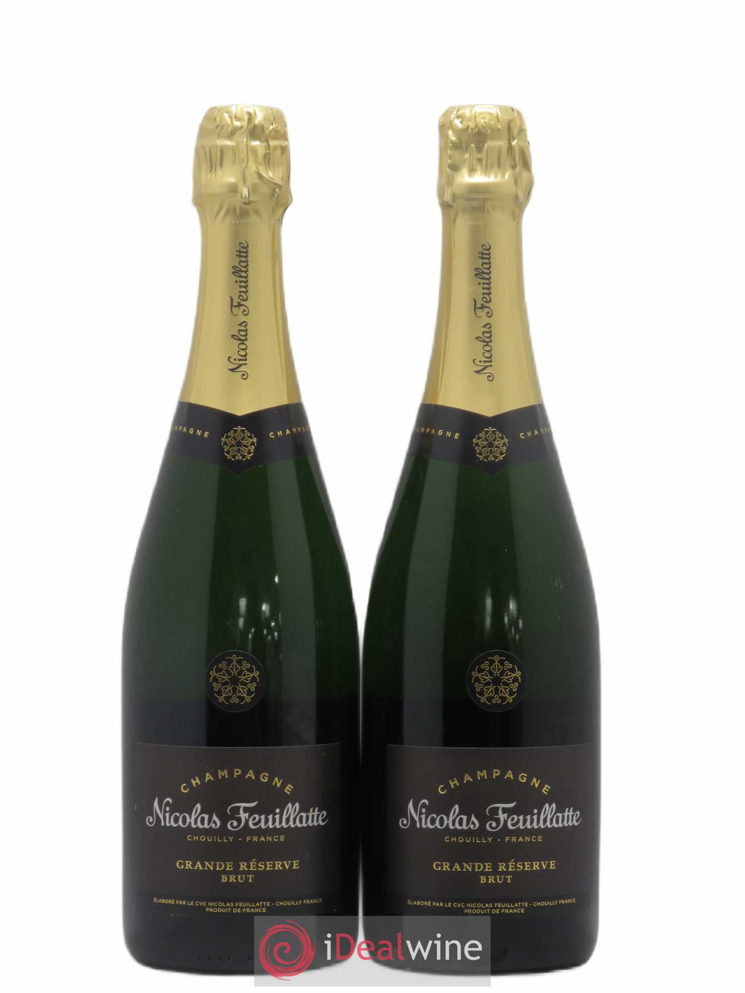 Champagne Grande Reserve Brut Nicolas Feuillatte - Posten von 2 Flaschen - 0