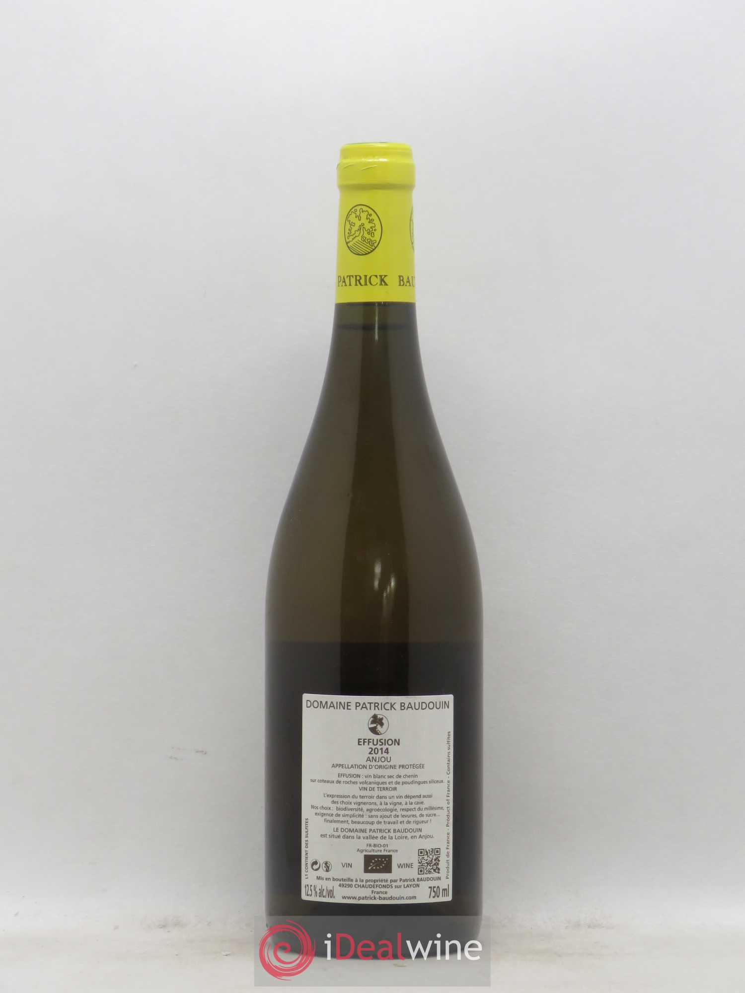 Anjou Effusion Domaine Patrick Baudouin 2014 - Posten von 1 Flasche - 1