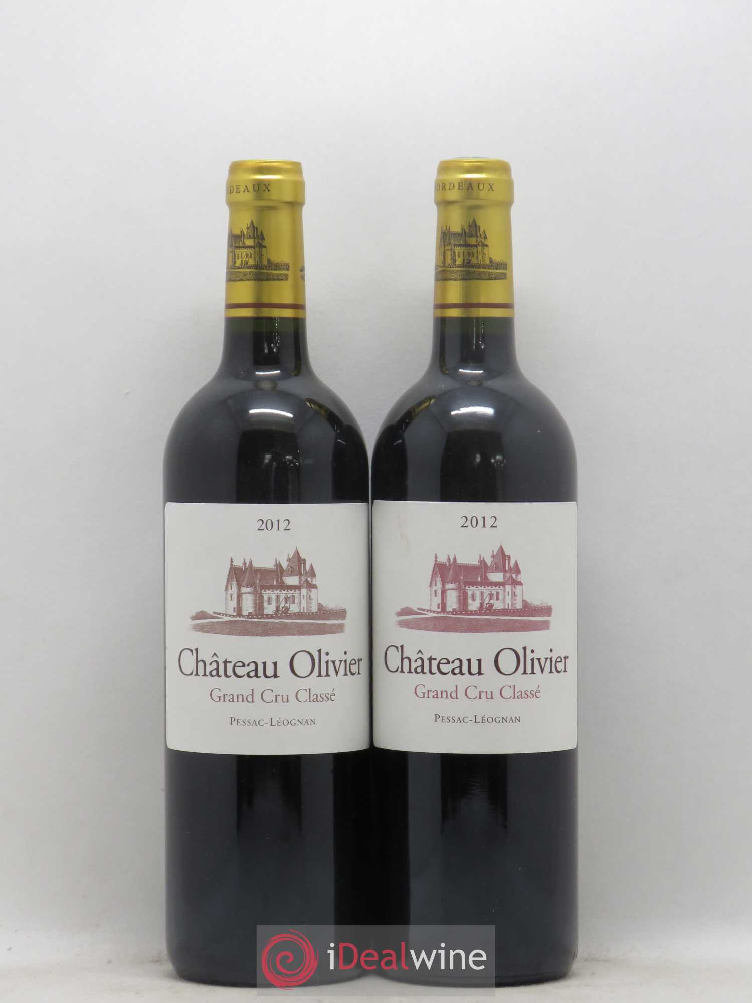 Château Olivier Cru Classé de Graves 2012 - Lot de 2 bouteilles - 0