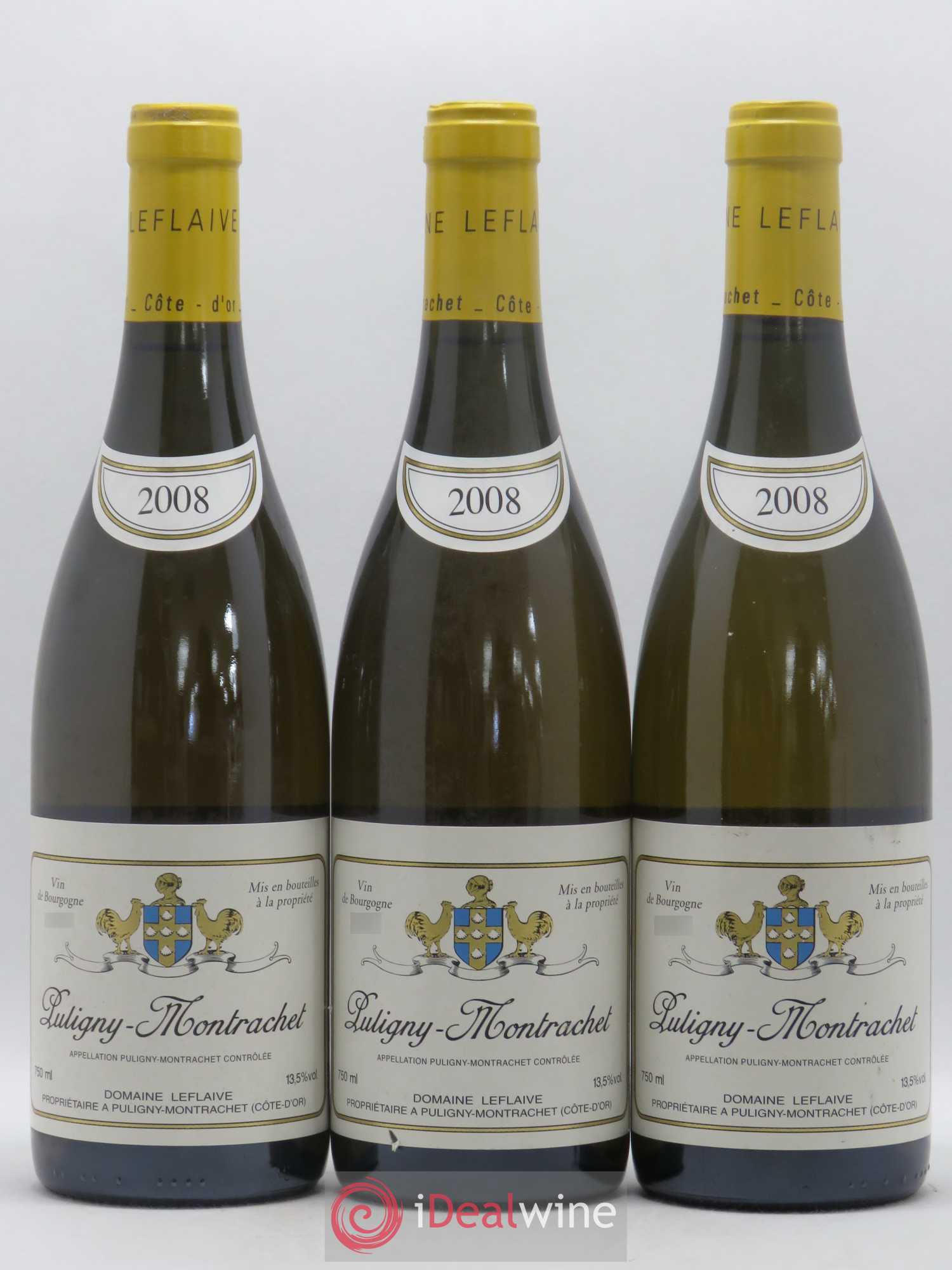 Puligny-Montrachet Leflaive (Domaine) 2008 - Lot de 3 bouteilles - 0