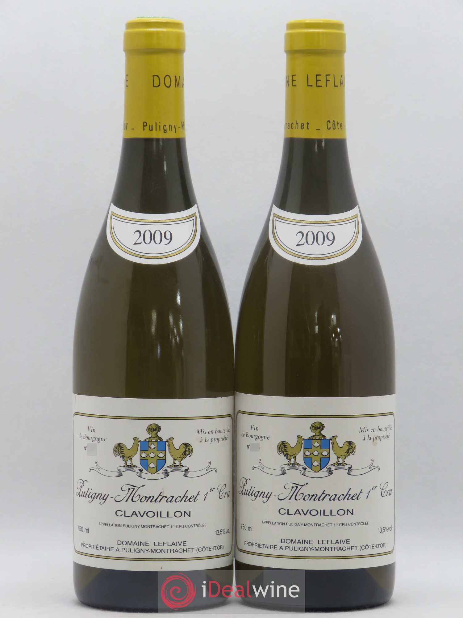 Puligny-Montrachet 1er Cru Clavoillon Leflaive (Domaine) 2009 - Lot de 2 bouteilles - 0