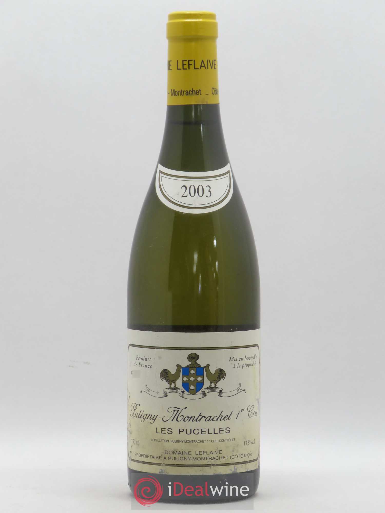 Puligny-Montrachet 1er Cru Les Pucelles Leflaive (Domaine) 2003 - Lot de 1 bouteille - 0