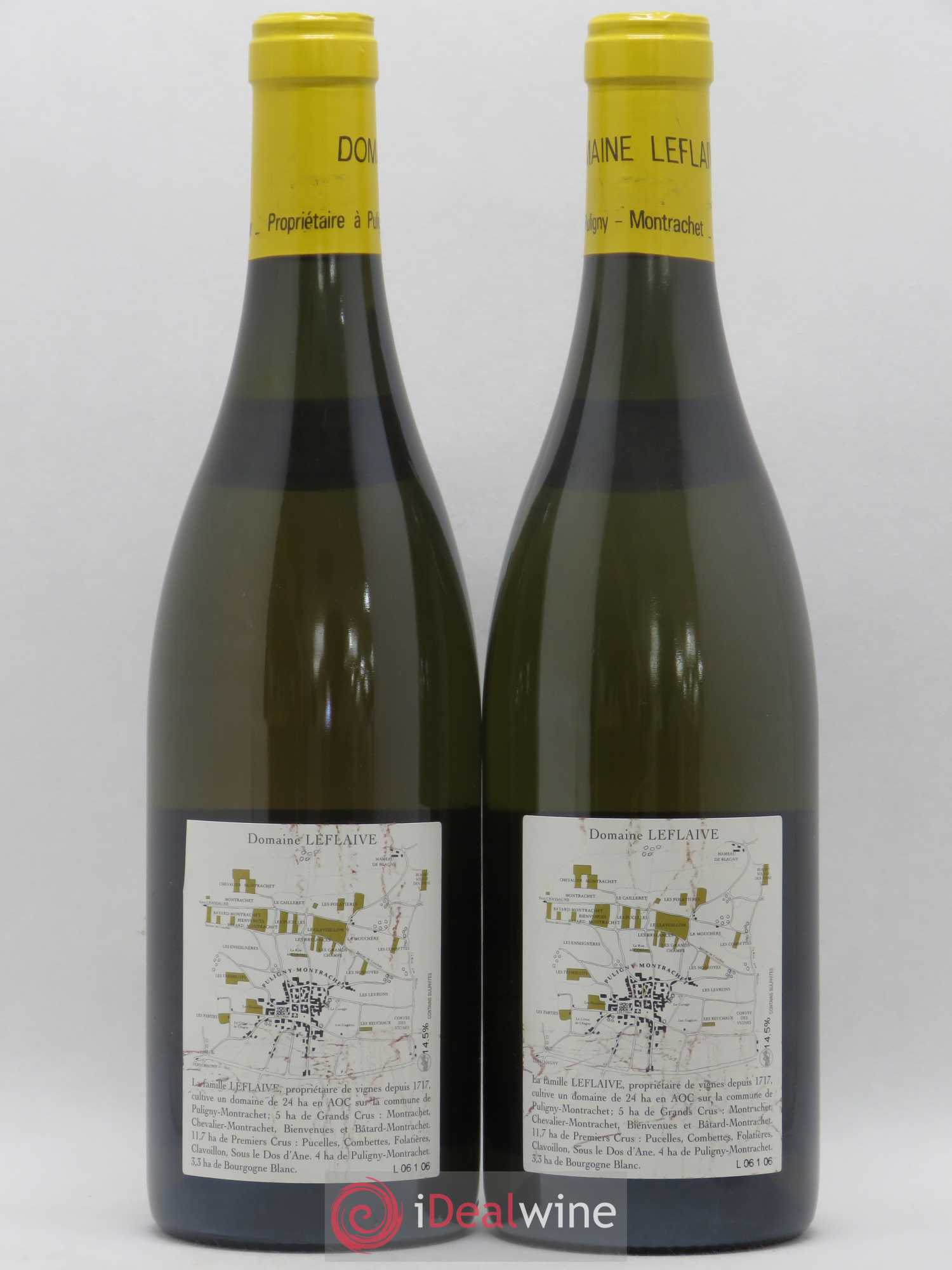 Puligny-Montrachet 1er Cru Les Pucelles Leflaive (Domaine) 2006 - Lot de 2 bouteilles - 1