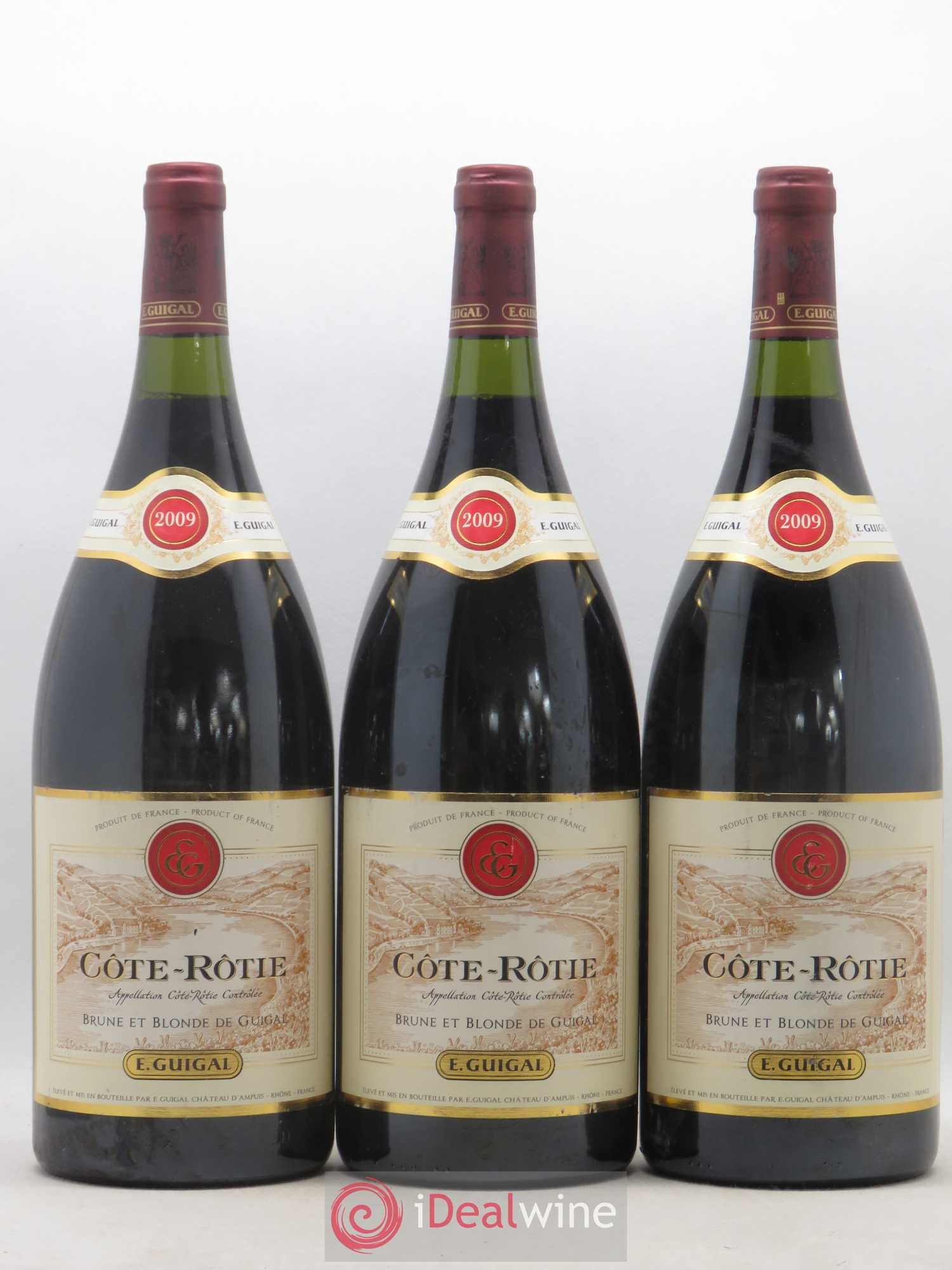 Côte-Rôtie Côtes Brune et Blonde Guigal 2009 - Lot de 3 magnums - 0