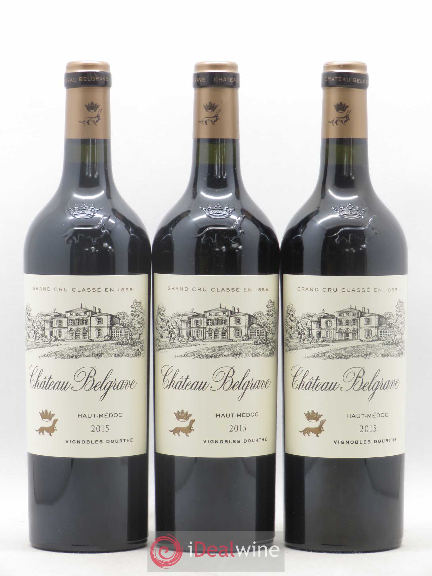 Château Belgrave 5ème Grand Cru Classé 2015 - Lot de 12 bouteilles - 1