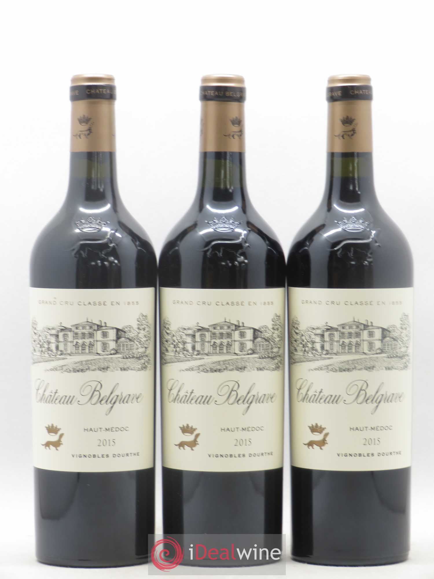 Château Belgrave 5ème Grand Cru Classé 2015 - Lot de 12 bouteilles - 2
