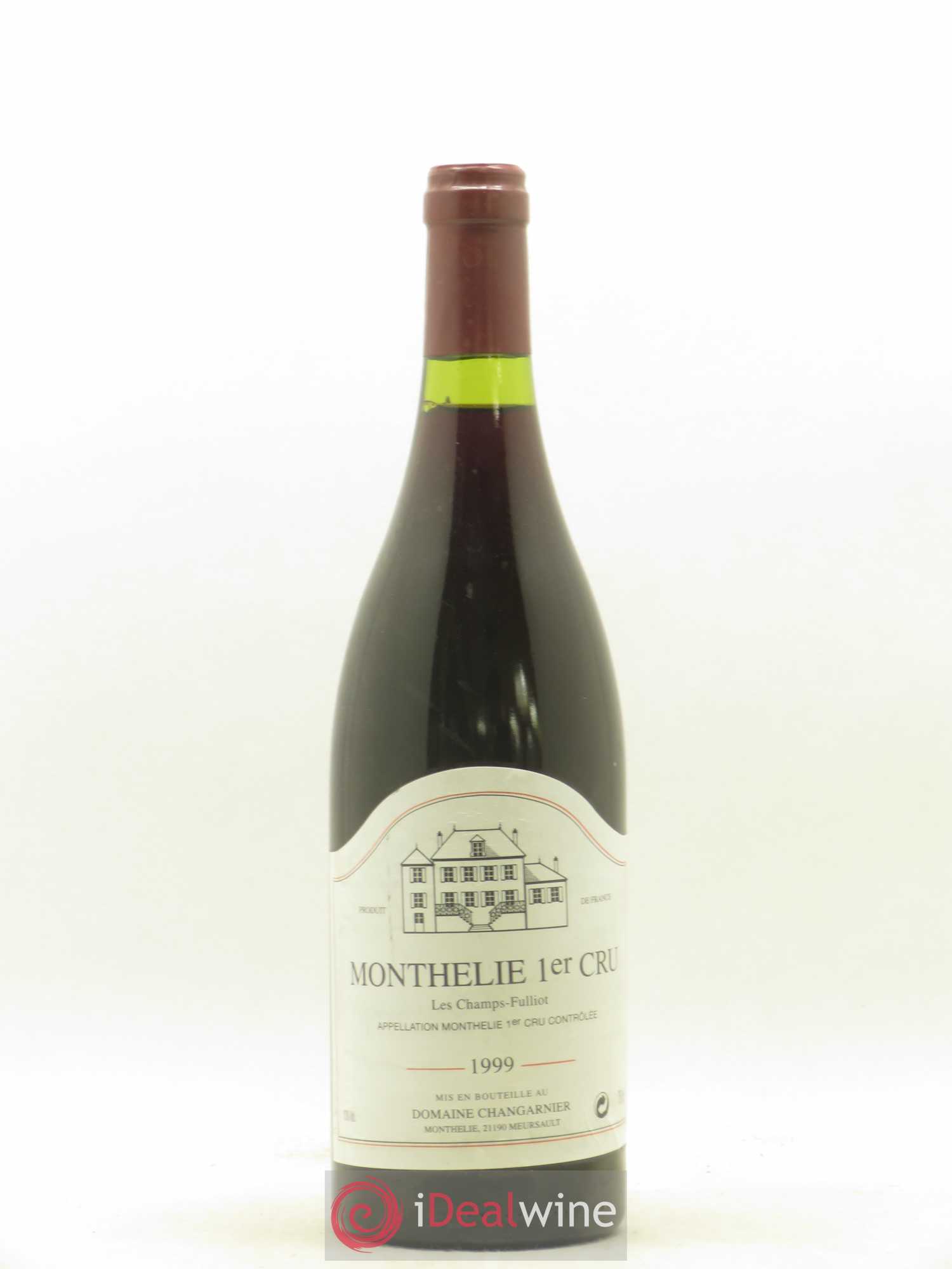 Monthélie 1er Cru 1er Cru Les Champs Fulliot Domaine Changarnier 1999 - Posten von 1 Flasche - 0