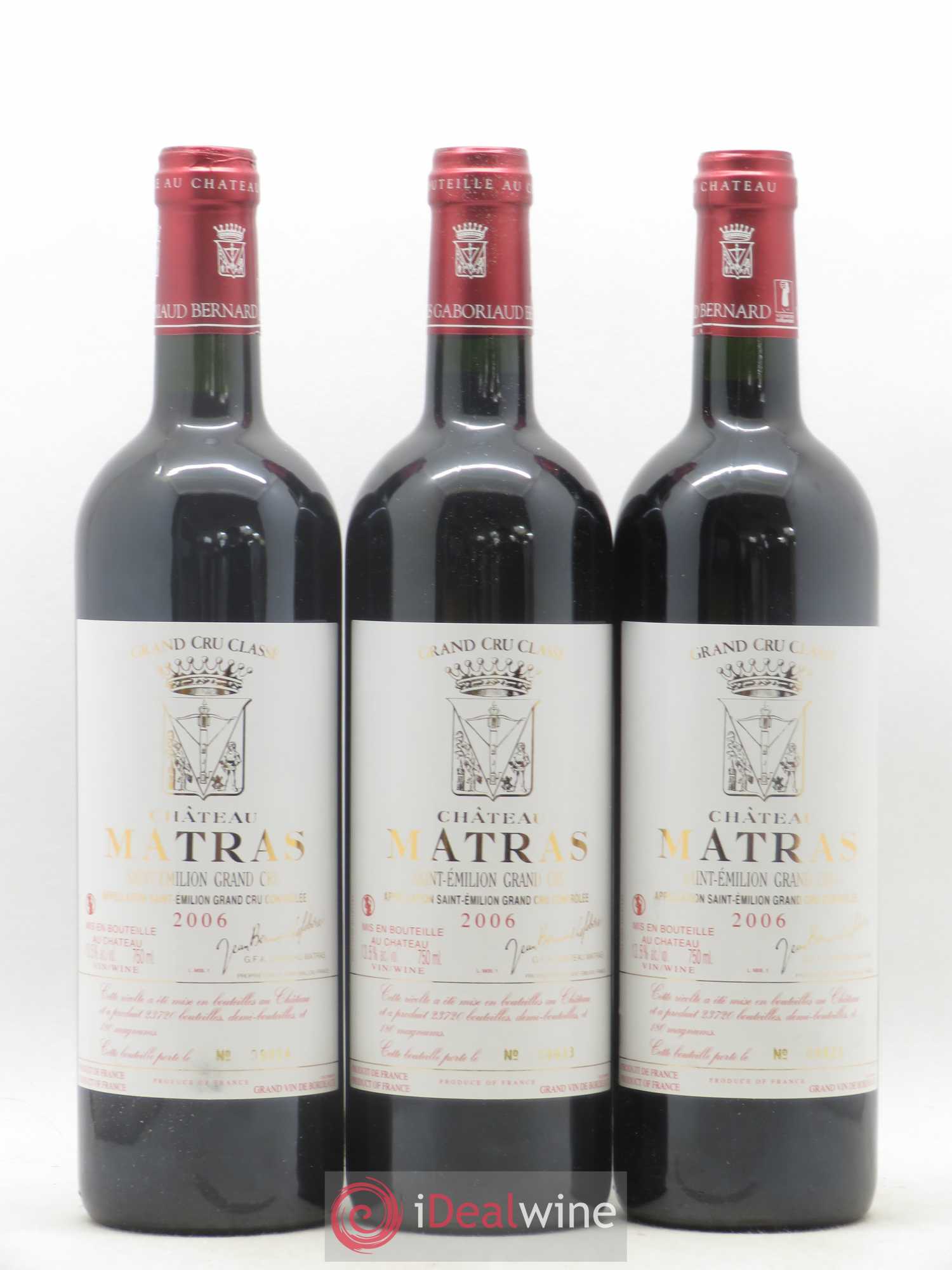 Château Matras 2006 - Lot de 12 bouteilles - 1