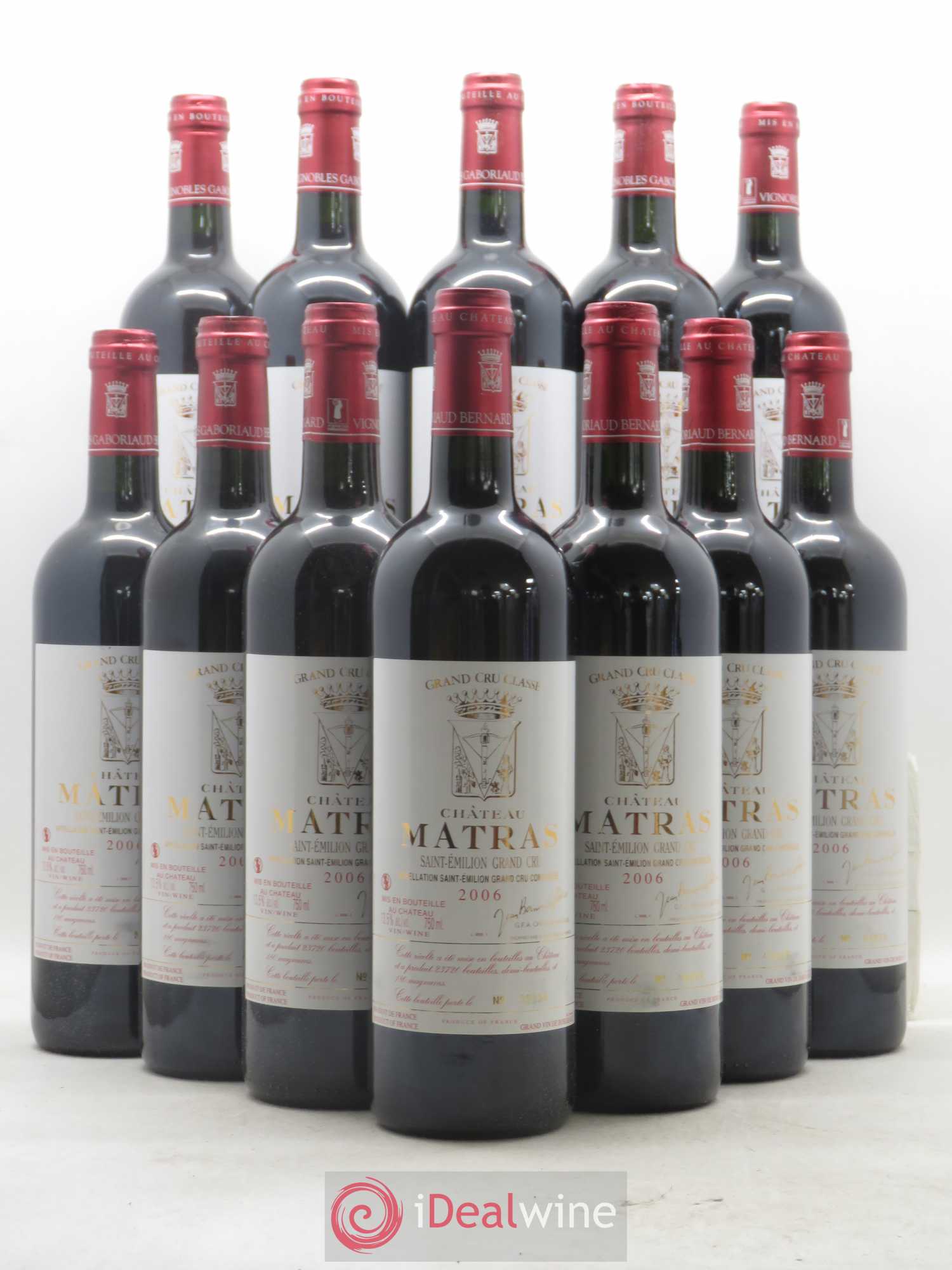 Château Matras 2006 - Lot de 12 bouteilles - 0