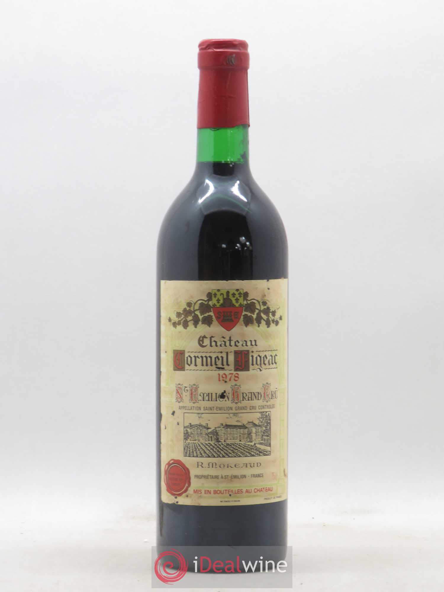 Château Cormeil Figeac 1978 - Lot de 1 bouteille - 0