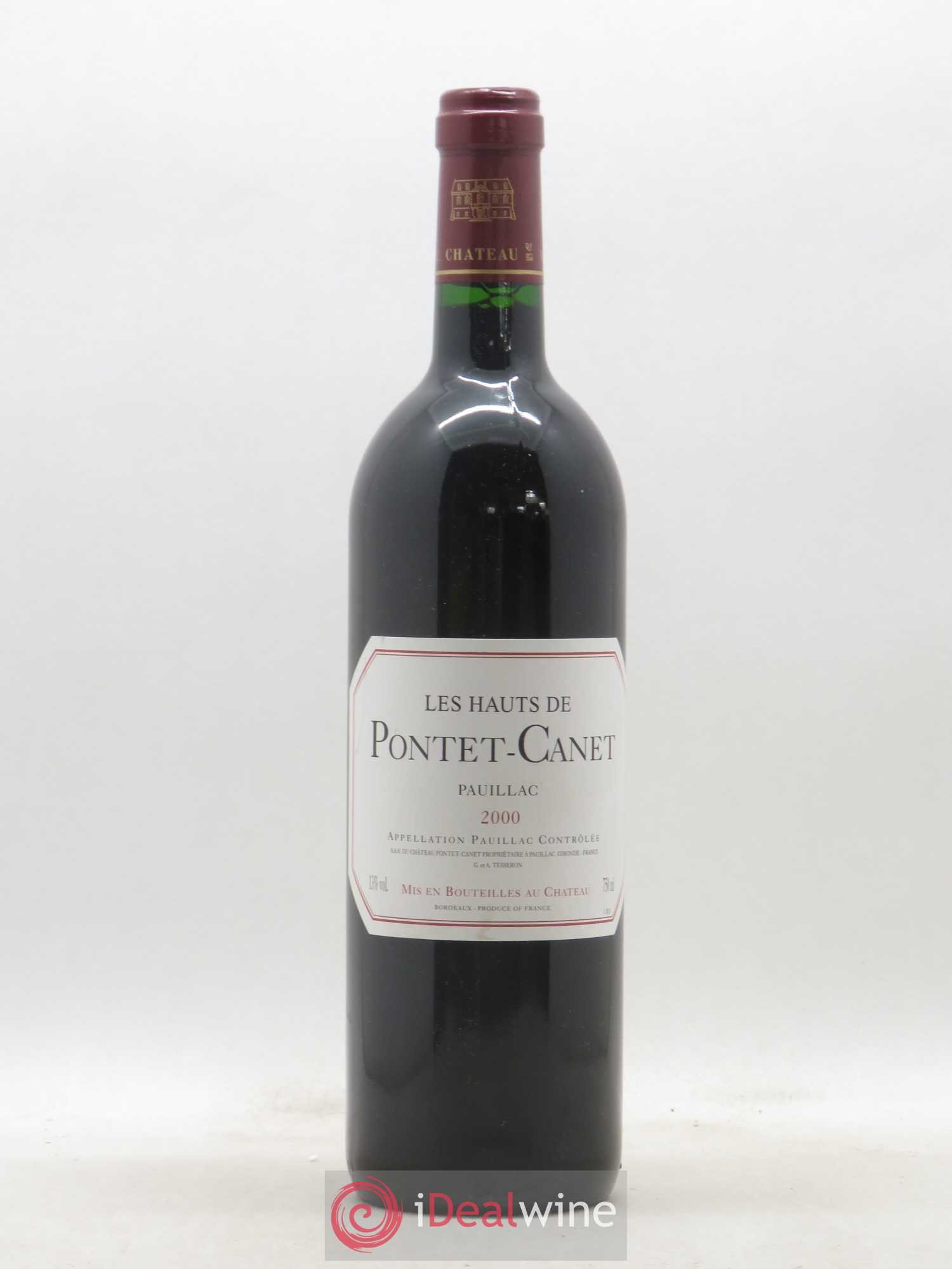 Les Hauts de Pontet-Canet Second Vin 2000 - Lot de 1 bouteille - 0
