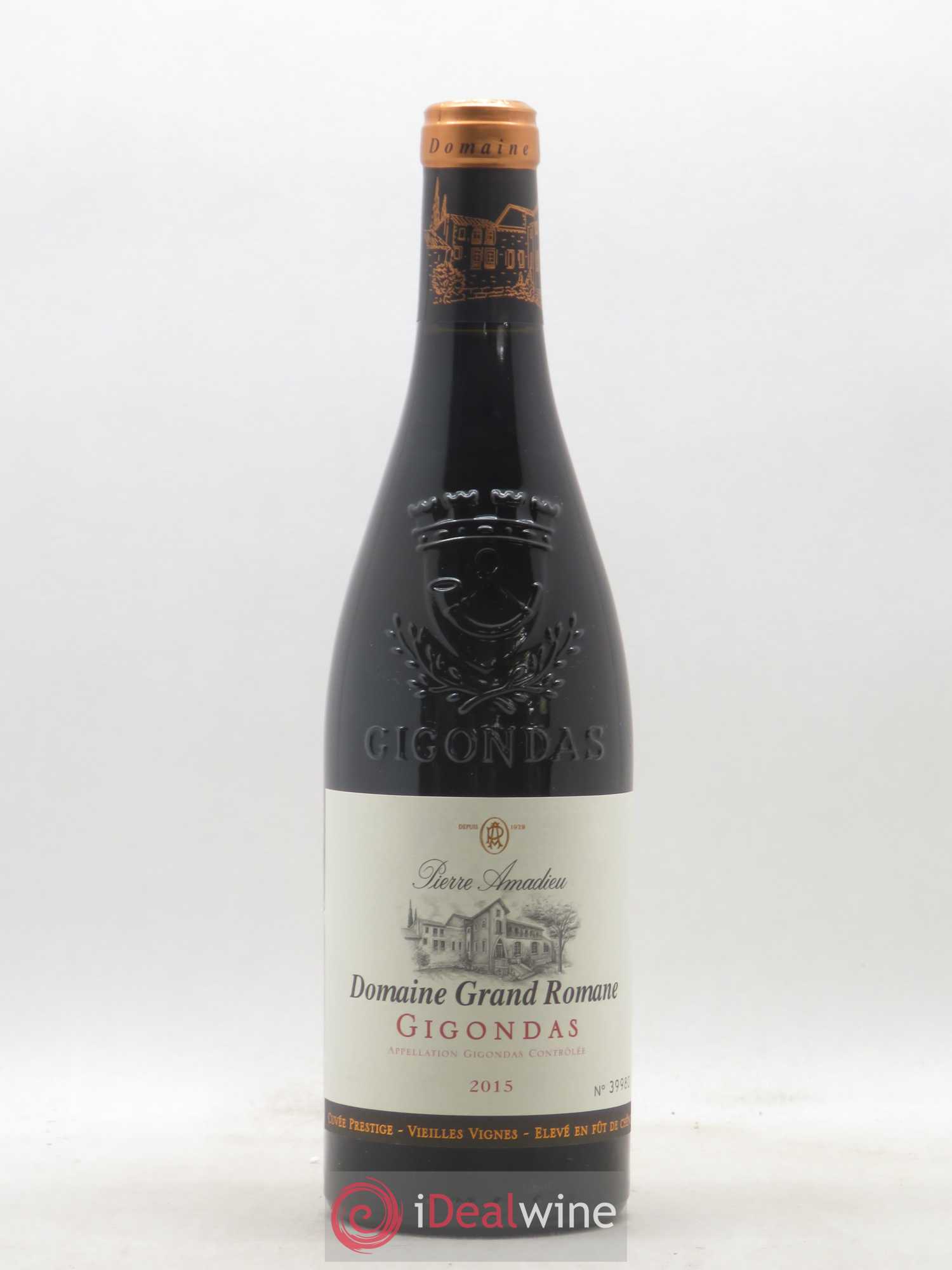 Gigondas Domaine Grand Romane Pierre Amadieu Cuvée Prestige Vieilles Vignes 2015 - Posten von 1 Flasche - 0