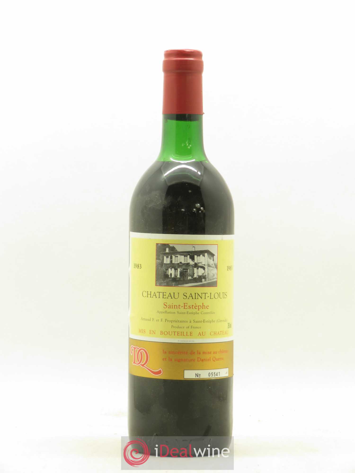 Saint-Estèphe Château Saint-Louis 1983 - Posten von 1 Flasche - 0
