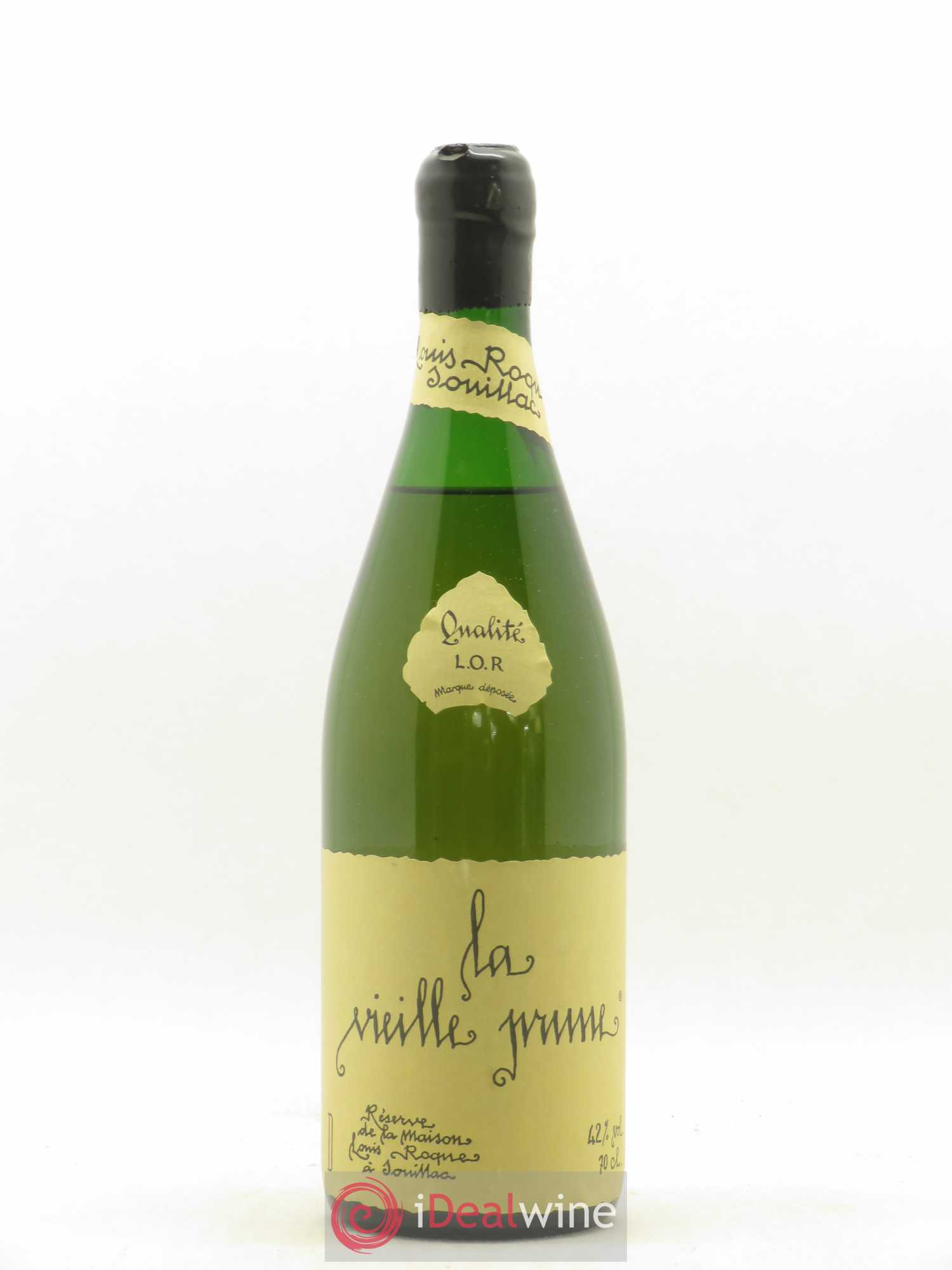 Alcools divers Vieille prune Louis Roque - Lotto di 1 bottiglia - 0