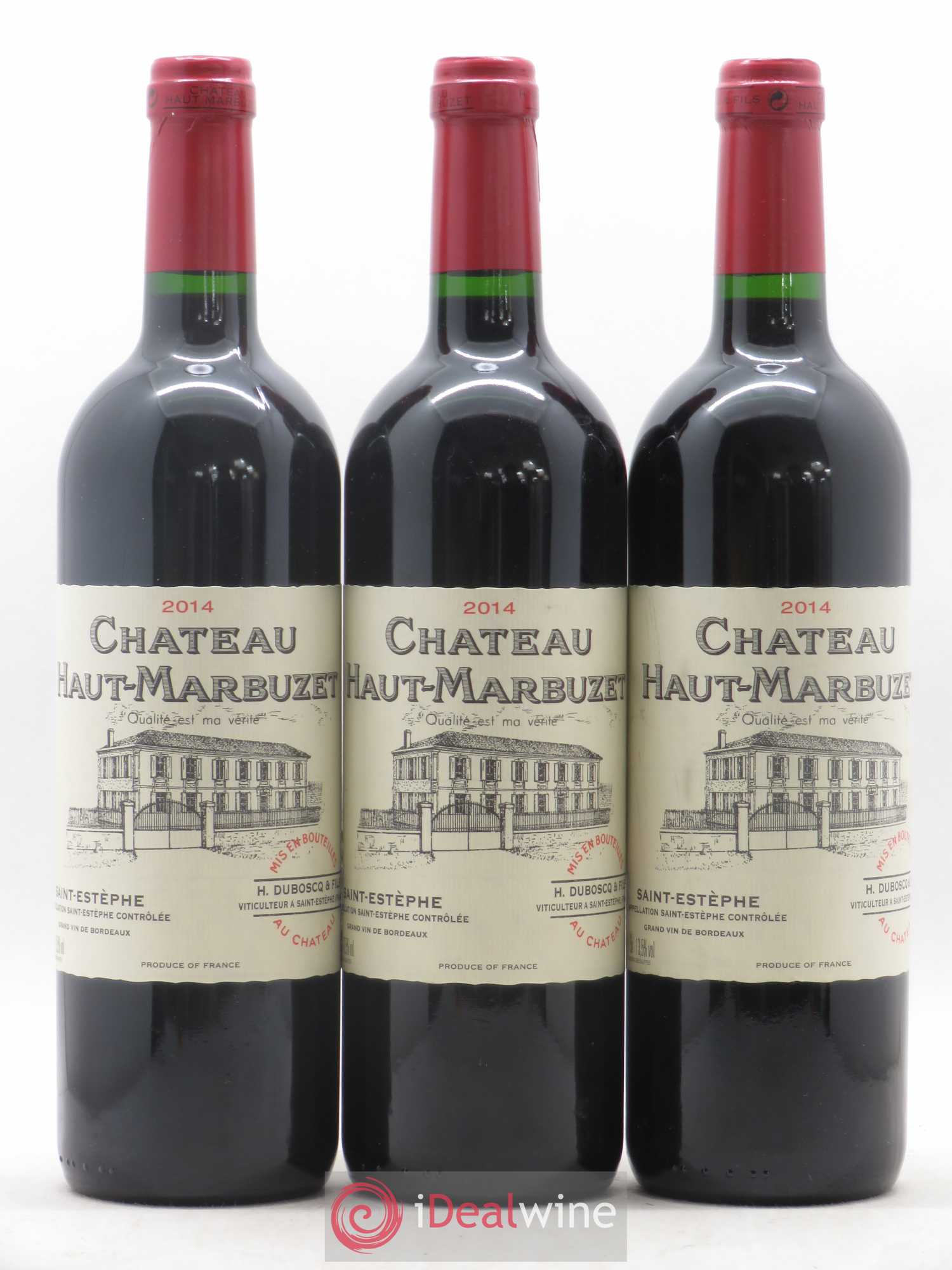 Château Haut Marbuzet 2014 - Lot de 3 bouteilles - 0