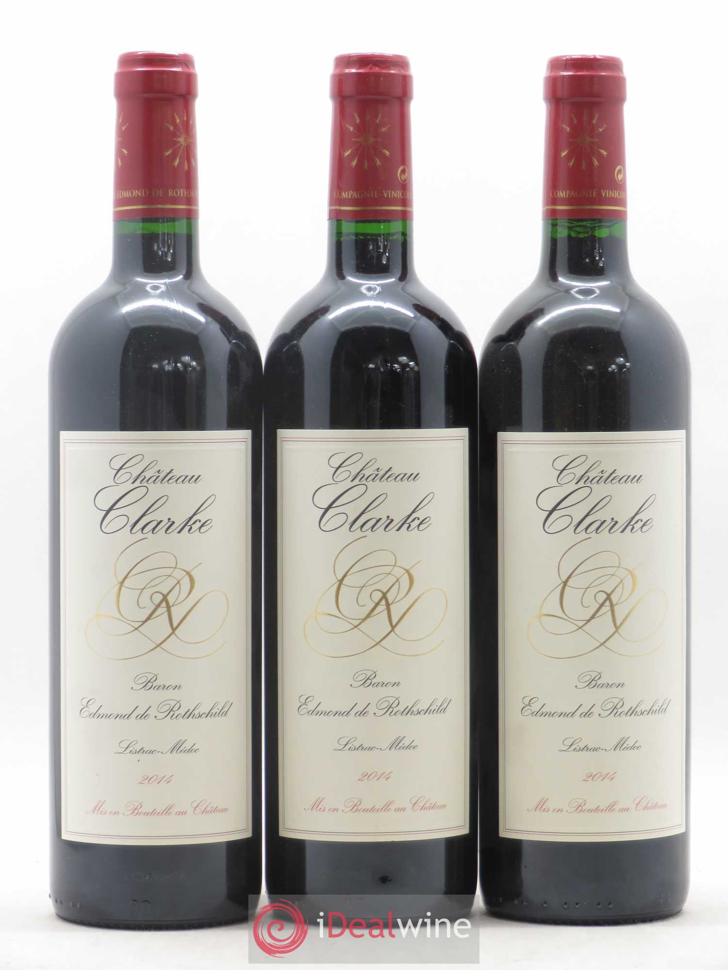 Château Clarke 2014 - Lot de 3 bouteilles - 0