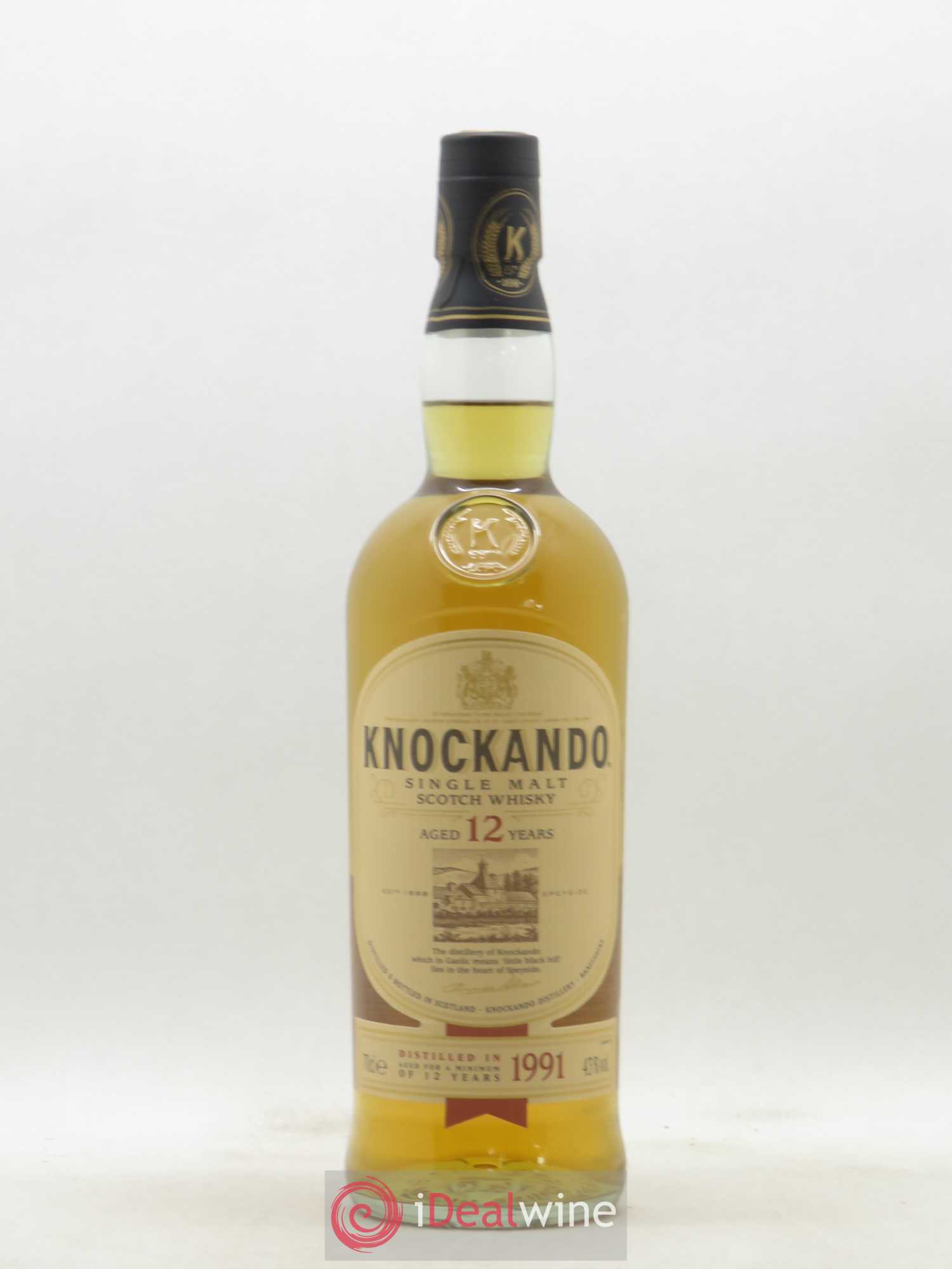 Whisky 12 ans Knockando 1991 - Lot de 1 bouteille - 1