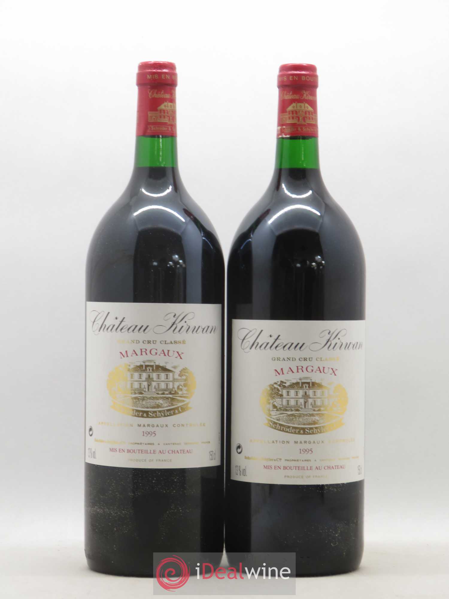 Château Kirwan 3ème Grand Cru Classé 1995 - Lot de 2 magnums - 0