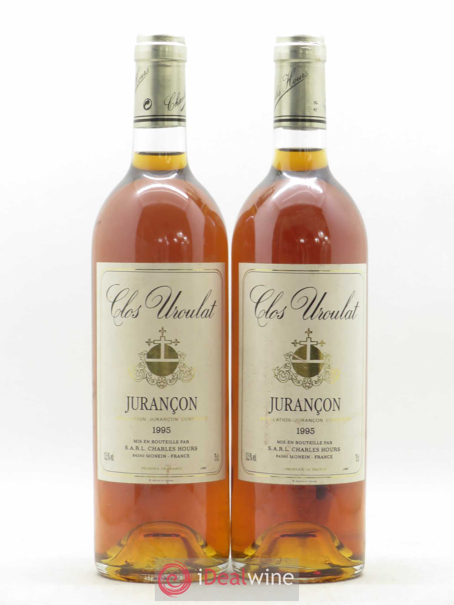 Jurançon Uroulat Charles Hours Clos Uroulat 1995 - Lotto di 2 bottiglie - 0