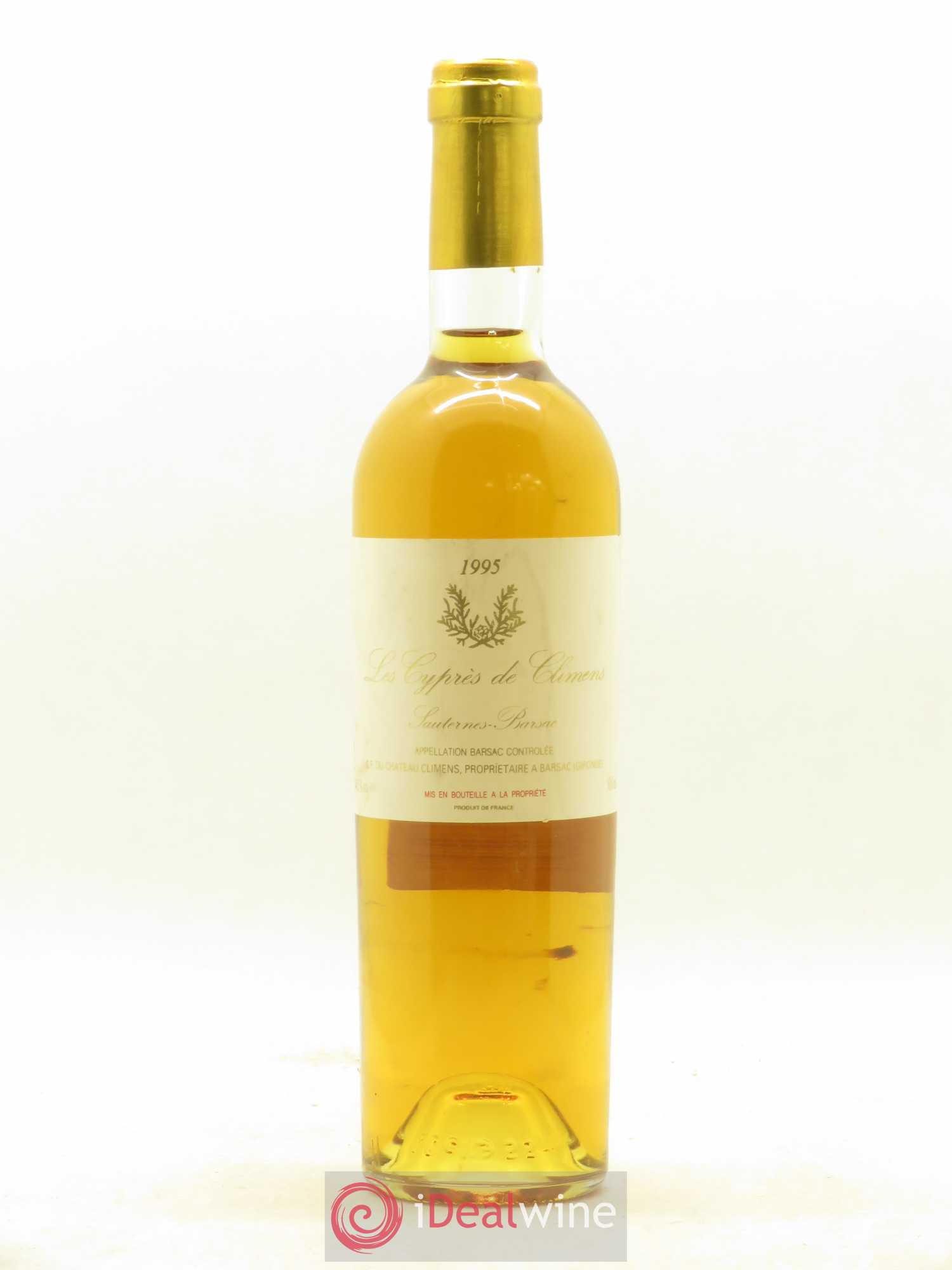 Sauternes Les Cypres de Climens 50cl 1995 - Posten von 1 Flasche - 0