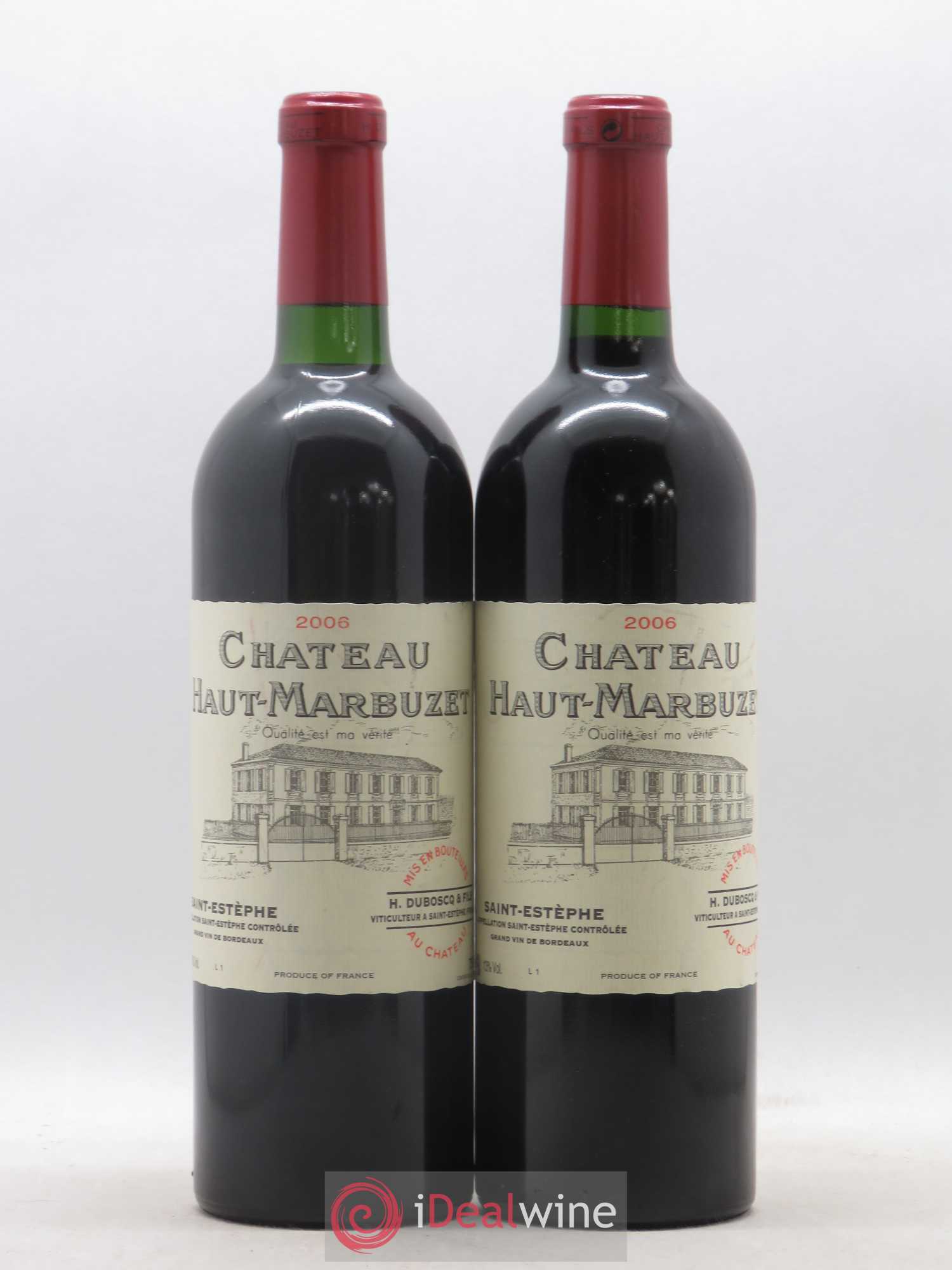 Château Haut Marbuzet 2006 - Lot de 2 bouteilles - 0