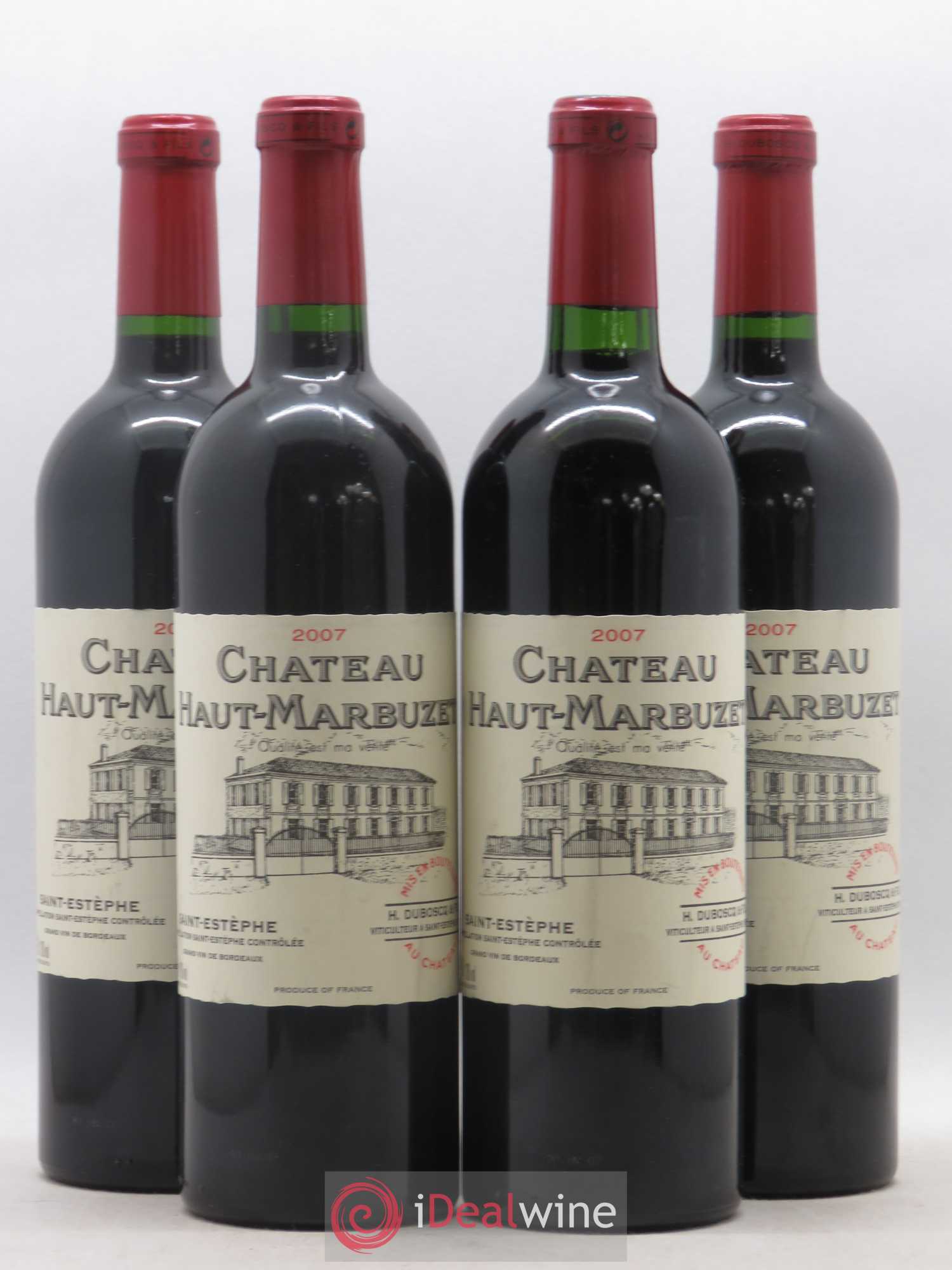 Château Haut Marbuzet 2007 - Lot de 4 bouteilles - 0