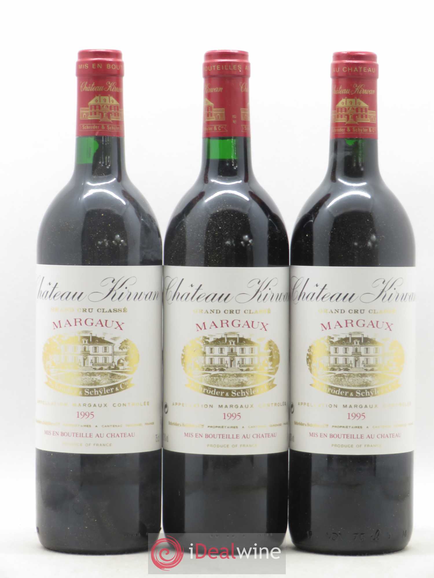 Château Kirwan 3ème Grand Cru Classé 1995 - Lot de 6 bouteilles - 2