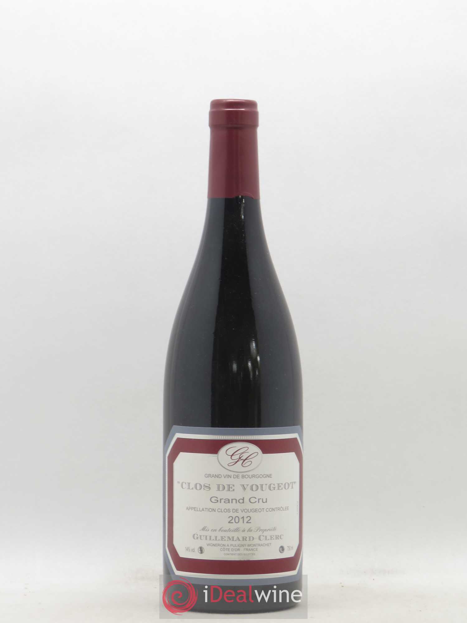 Clos de Vougeot Grand Cru 2012 - Posten von 1 Flasche - 0